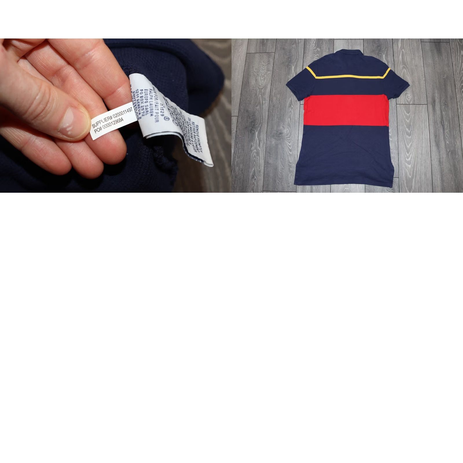 Polo Ralph Lauren Polo Ralph Lauren Polo Shirt Mens Large Blue Red Logo Vented Golf Cotton Striped Shirt Mens Size US L / EU 52-54 / 3 - 8 Thumbnail
