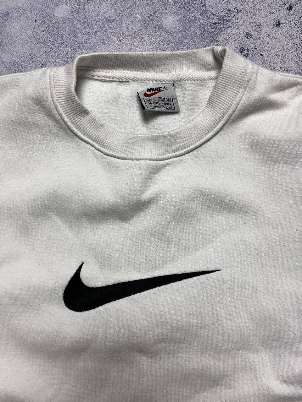 Nike Nike 90's Vintage Big Swoosh Oversize Sweatshirt Size US S / EU 44-46 / 1 - 5 Thumbnail