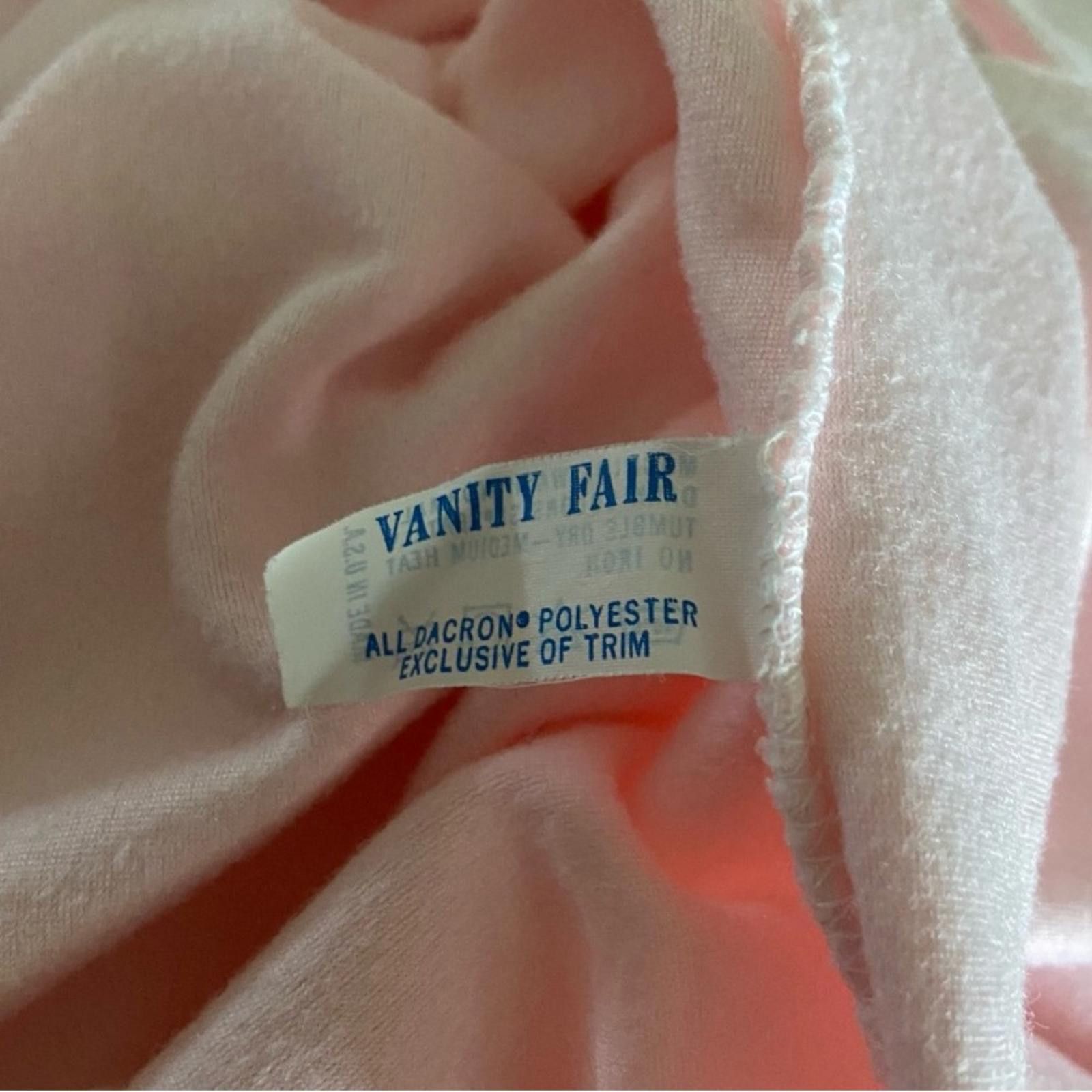 Designer Vintage Vanity Fair Polyester Nightgown Robe Womens Size L Size ONE SIZE - 6 Thumbnail