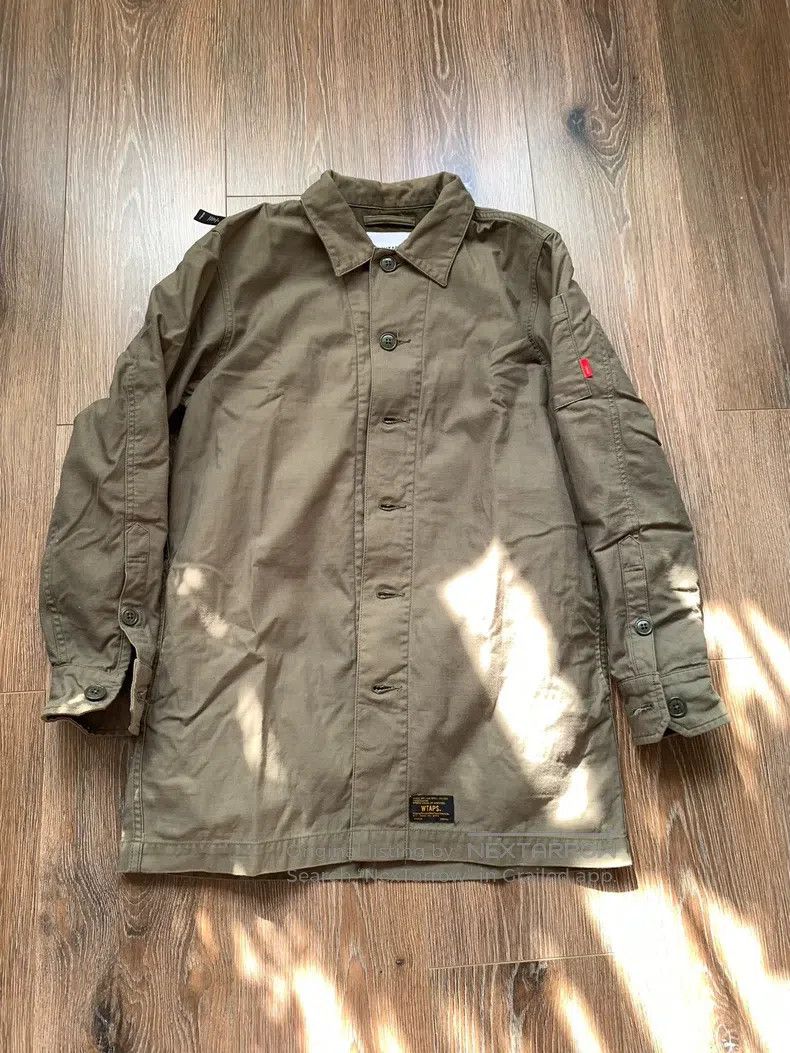 Wtaps Military green windbreaker