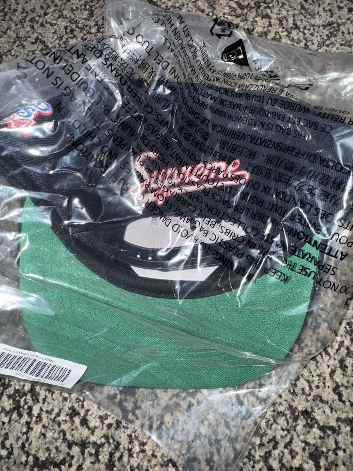 【新品】Supreme　World Famous　S Logo　6-Panel Supreme World Famous S Logo 6-Panel Navy - SS25 - US