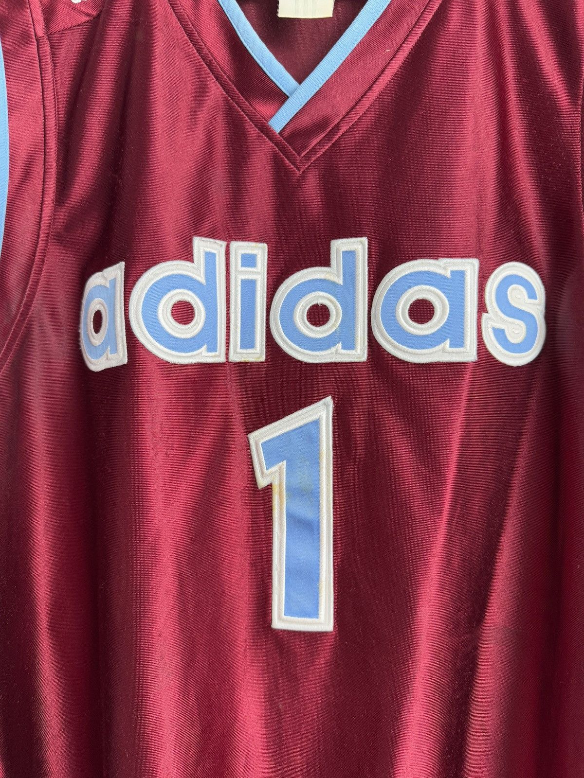 Adidas × Vintage Vintage y2k Adidas big logo baggy basketball jersey hiphop Size US XL / EU 56 / 4 - 6 Thumbnail