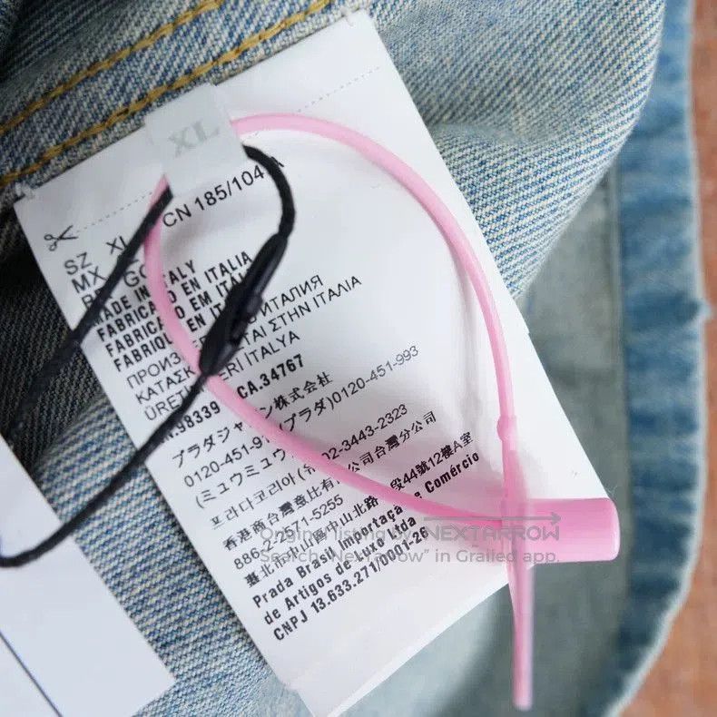 Prada Prada Triangle Logo Denim Jacket. Size US XL / EU 56 / 4 - 6 Thumbnail