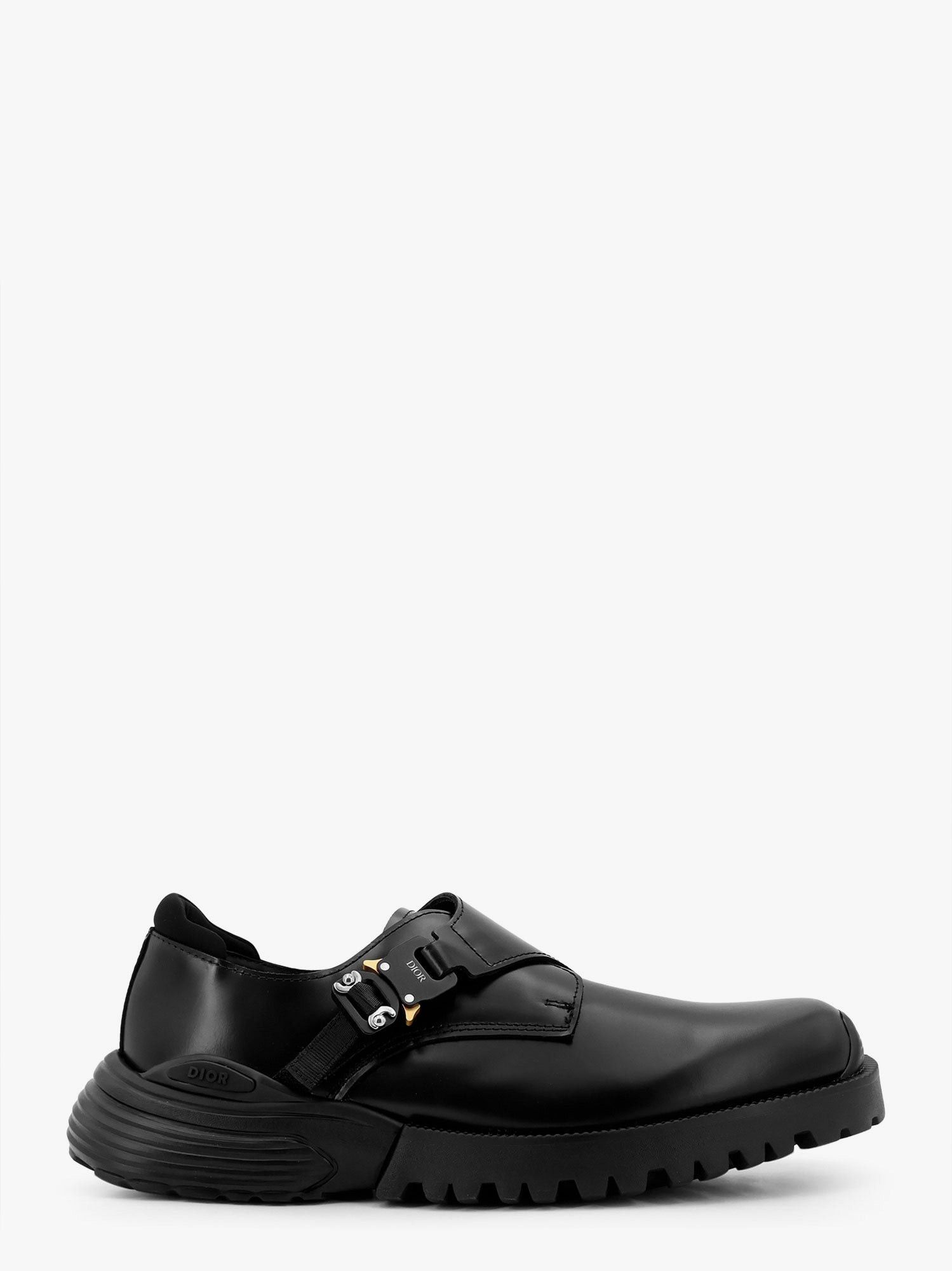 Dior Derby Leather Moccasin With Aluminum Buckle With Logo Detail It 41 Shoes, Men's (Size 8)