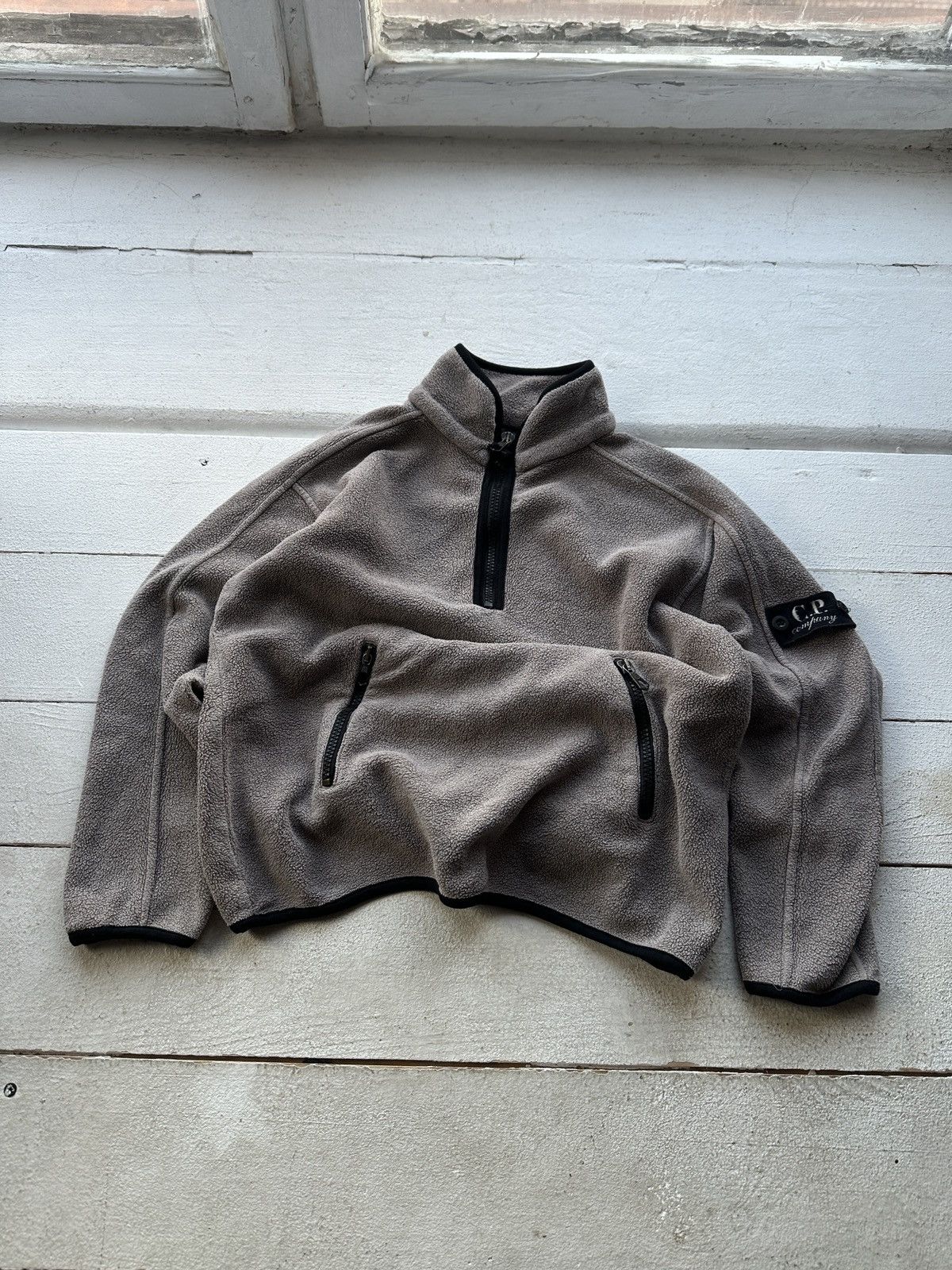 C.P. Company 🚨 C.P COMPANY PATCH FLEECE ZIP JUNIOR WITH LOGO 8/128 size Size US XXS / EU 40 - 1 Thumbnail