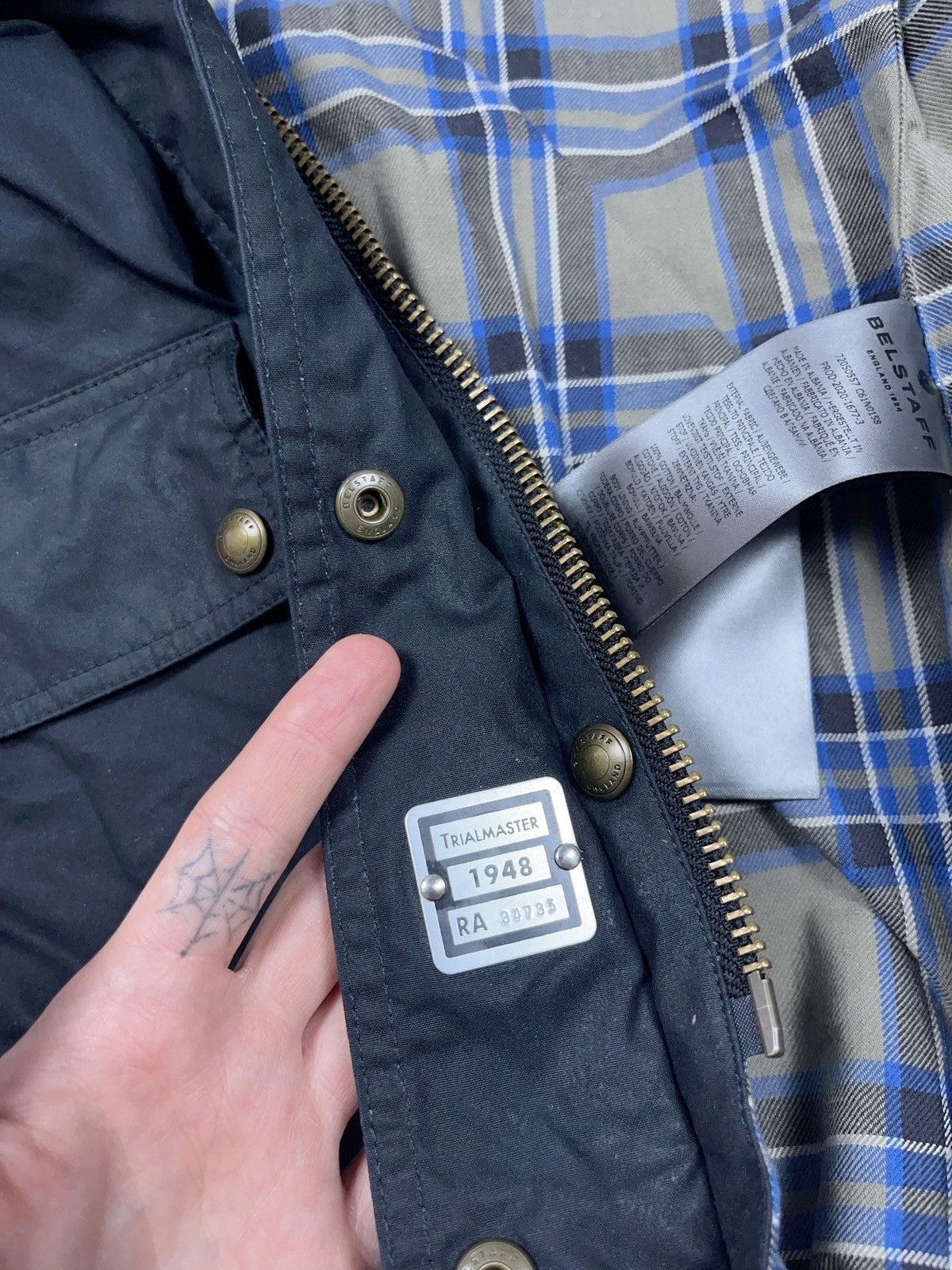 Belstaff belstaff trialmaster 1948 waxed cargo uk racing moto jackt Size L / US 10 / IT 46 - 4 Thumbnail