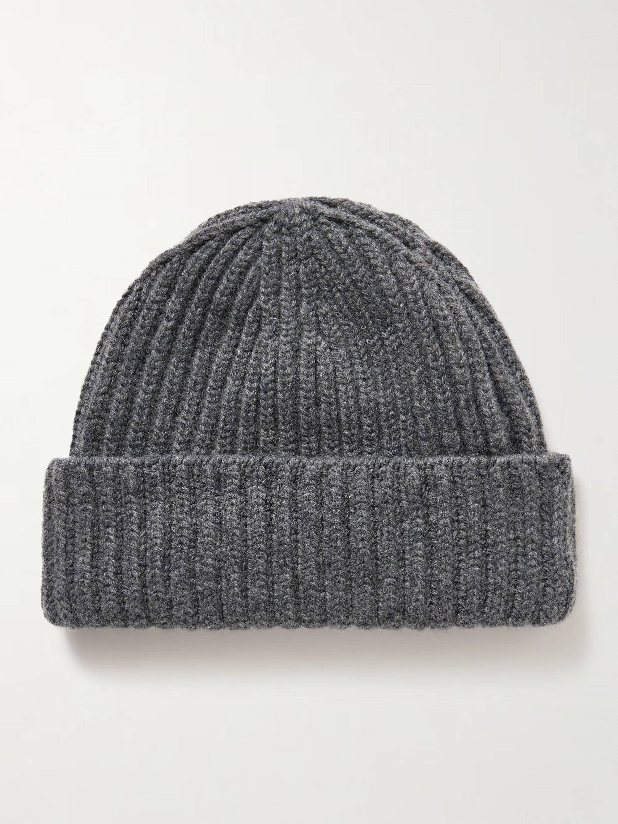 Drake DRAKE'S Cashmere Beanie grey Size ONE SIZE - 1 Thumbnail