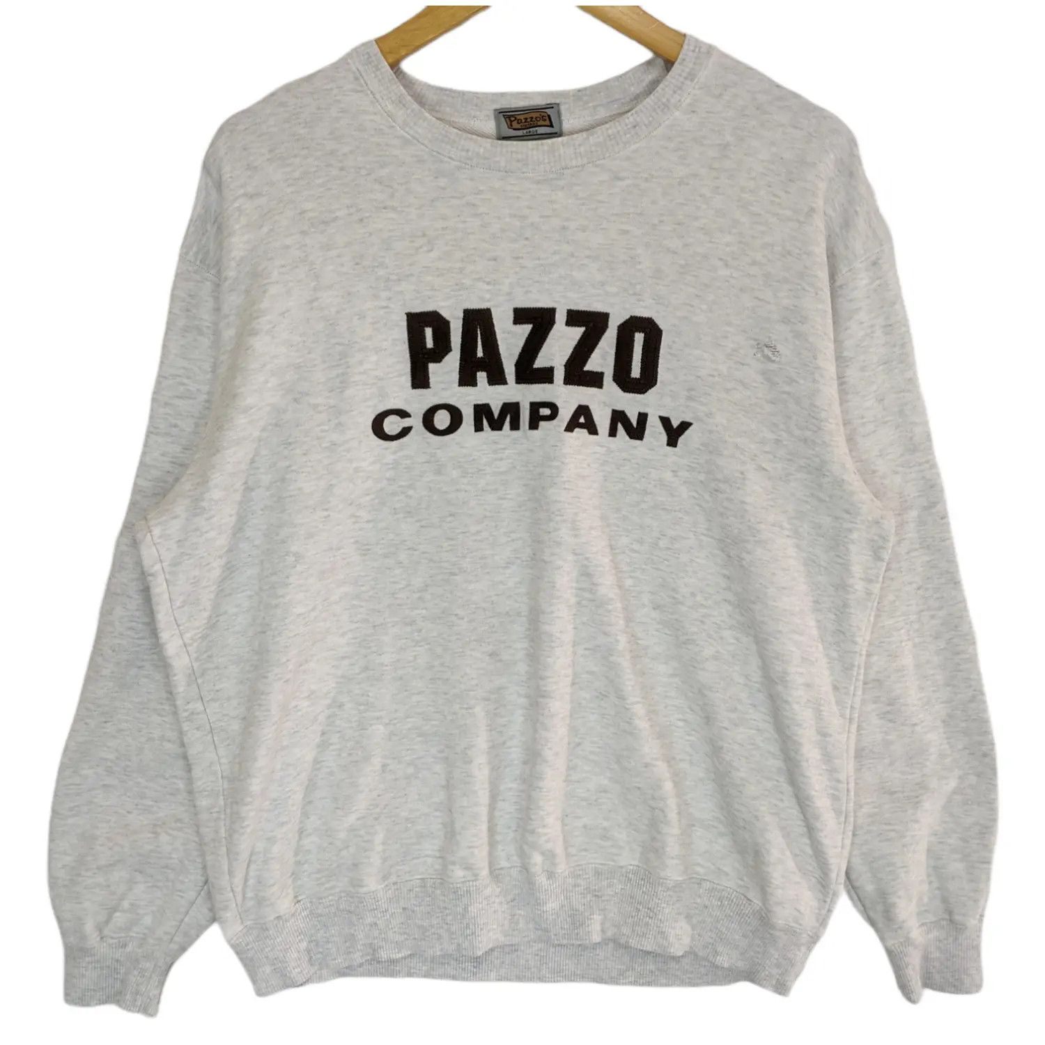 Japanese Brand PAZZO Big Spell Out Jumper Sweatshirt Size US L / EU 52-54 / 3 - 2 Thumbnail