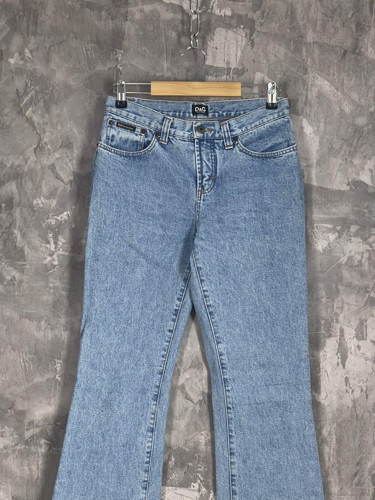 Dolce & Gabbana Vintage Dolce & Gabbana Flared Jeans Big Logo 90s Size 28" / US 6 / IT 42 - 3 Thumbnail