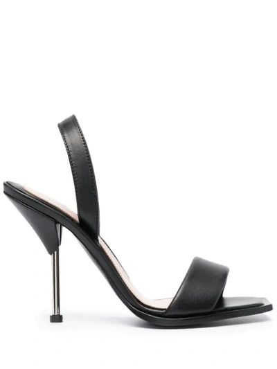 Alexander McQueen o1y0225 Sandals in Black Size US 7.5 / IT 37.5 - 1 Thumbnail