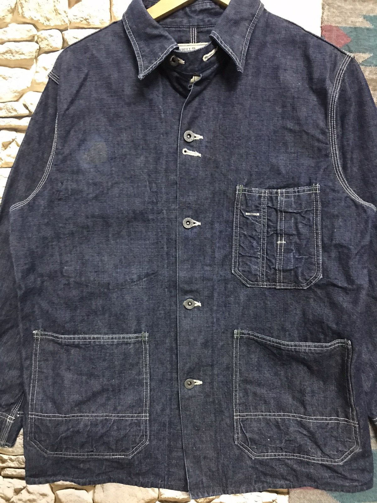 Japanese Brand × Johnbull JohnBull Denime Maker Seldvege Chore Jacket Size US M / EU 48-50 / 2 - 4 Thumbnail