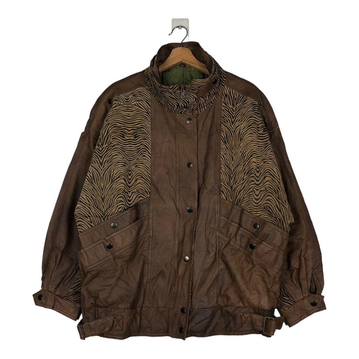Japanese Brand 🔥VINTAGE BIKER LEATHER JACKET ECHT LEDER ISSEY MIYAKE Size US M / EU 48-50 / 2 - 3 Thumbnail