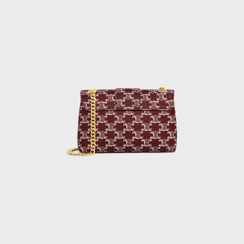 Celine o1w1db10426 Size: OS/Teen Victoire Bag in Dark Red Size ONE SIZE - 3 Thumbnail