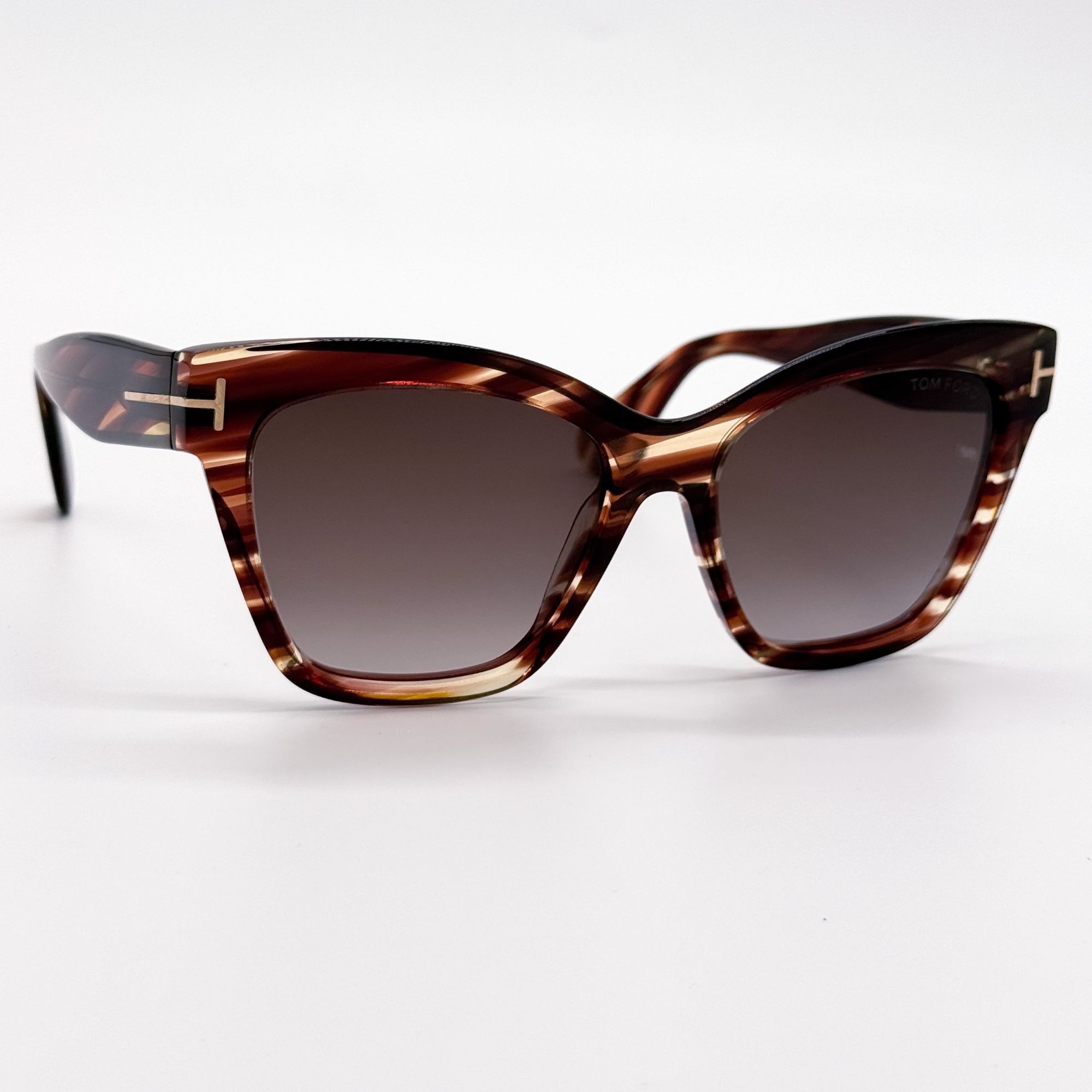 Tom Ford NEW TOM FORD ELVIRA SUNGLASSES TF1217 55T HAVANA FT1217 Size ONE SIZE - 5 Thumbnail