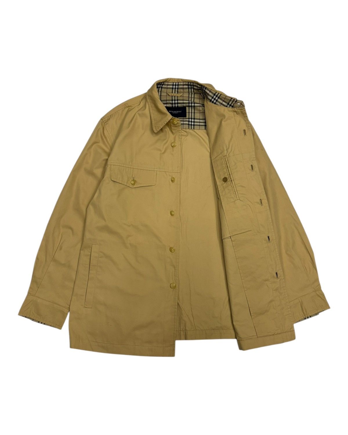 Burberry Vintage Burberry London Check Lightweight Jacket Size US L / EU 52-54 / 3 - 2 Thumbnail