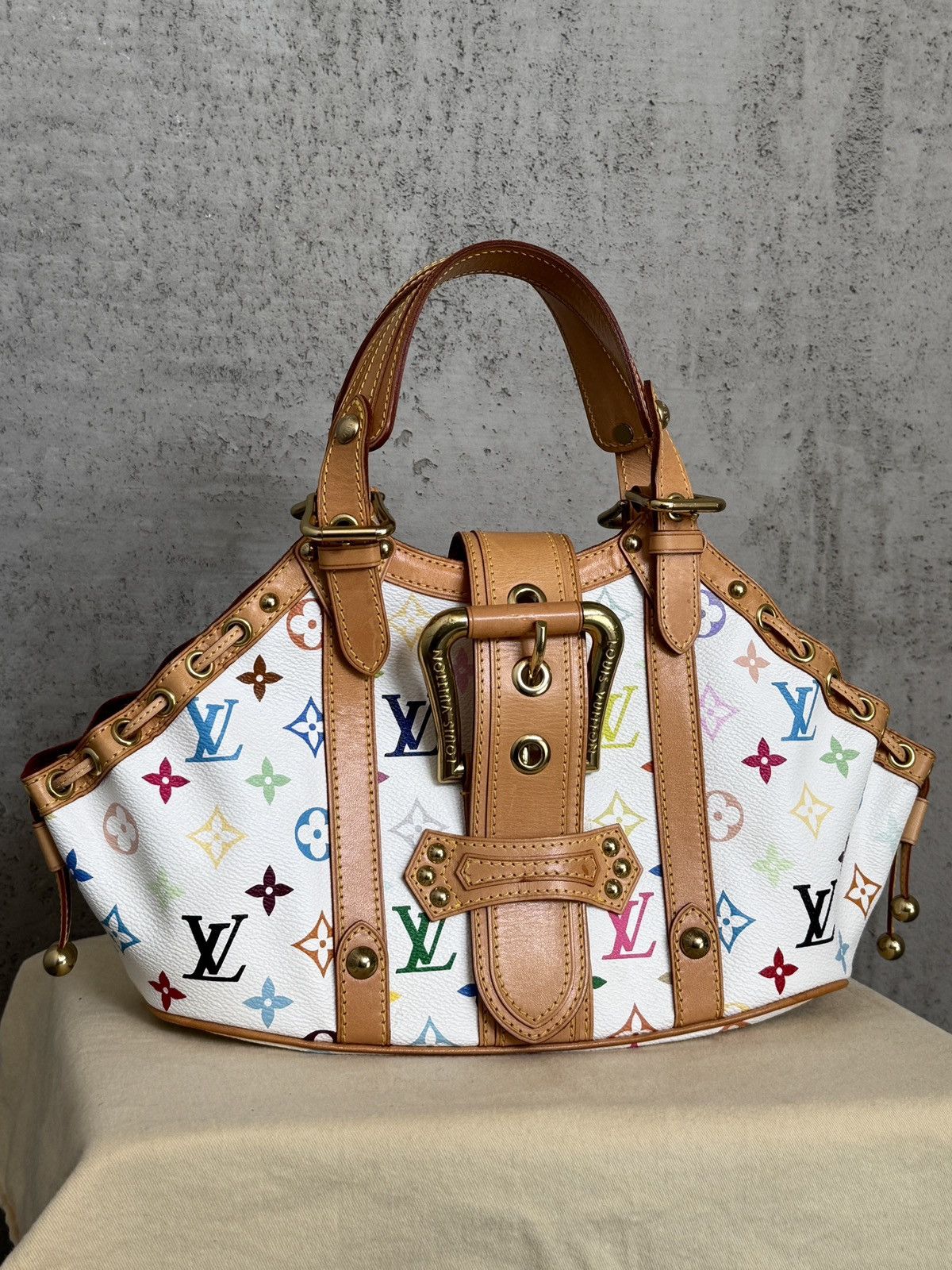 Louis Vuitton Multicolore Theda GM by Takashi Murakami