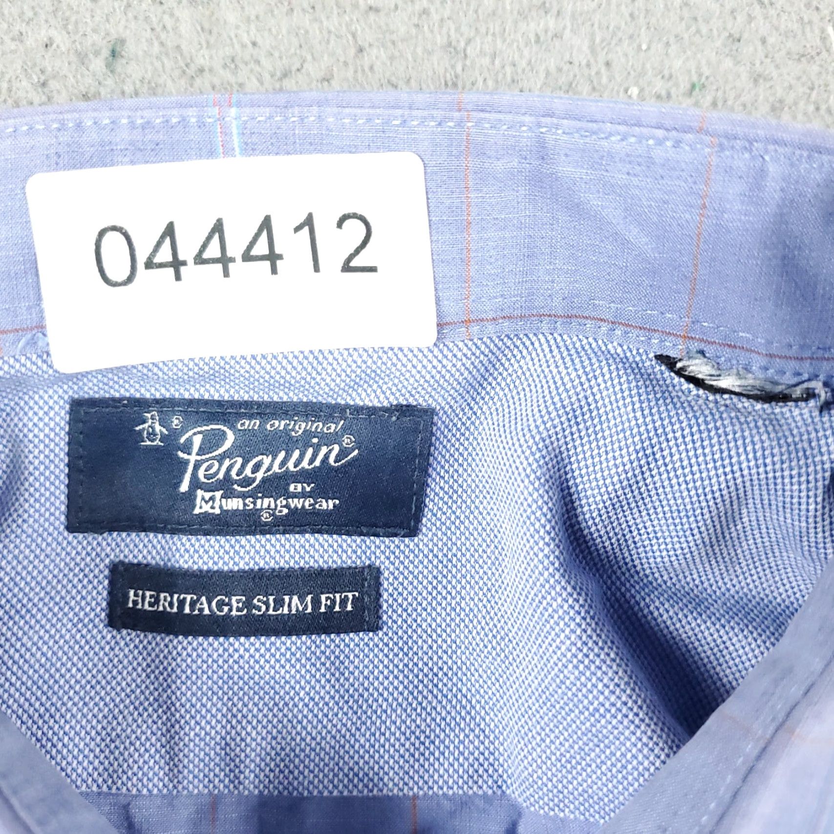 Original Penguin Original Penguin Blue Plaid Button-Up Shirt Mens XL Long Sleeve Casual Size US XL / EU 56 / 4 - 8 Thumbnail