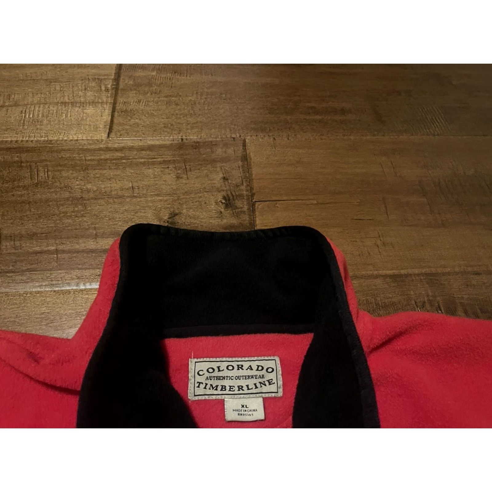 Vintage VINTAGE Meijer Supermarket Grocery Store Red Pullover Fleece Jacket Men XL Red 1/4 Zip Embroidered Chest Logo Size US XL / EU 56 / 4 - 3 Thumbnail