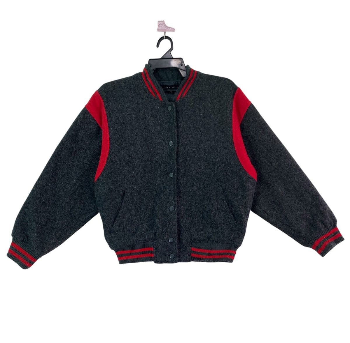 Vintage Vtg 90s Urban City raglan varsity wool jacket Size US M / EU 48-50 / 2 - 1 Thumbnail