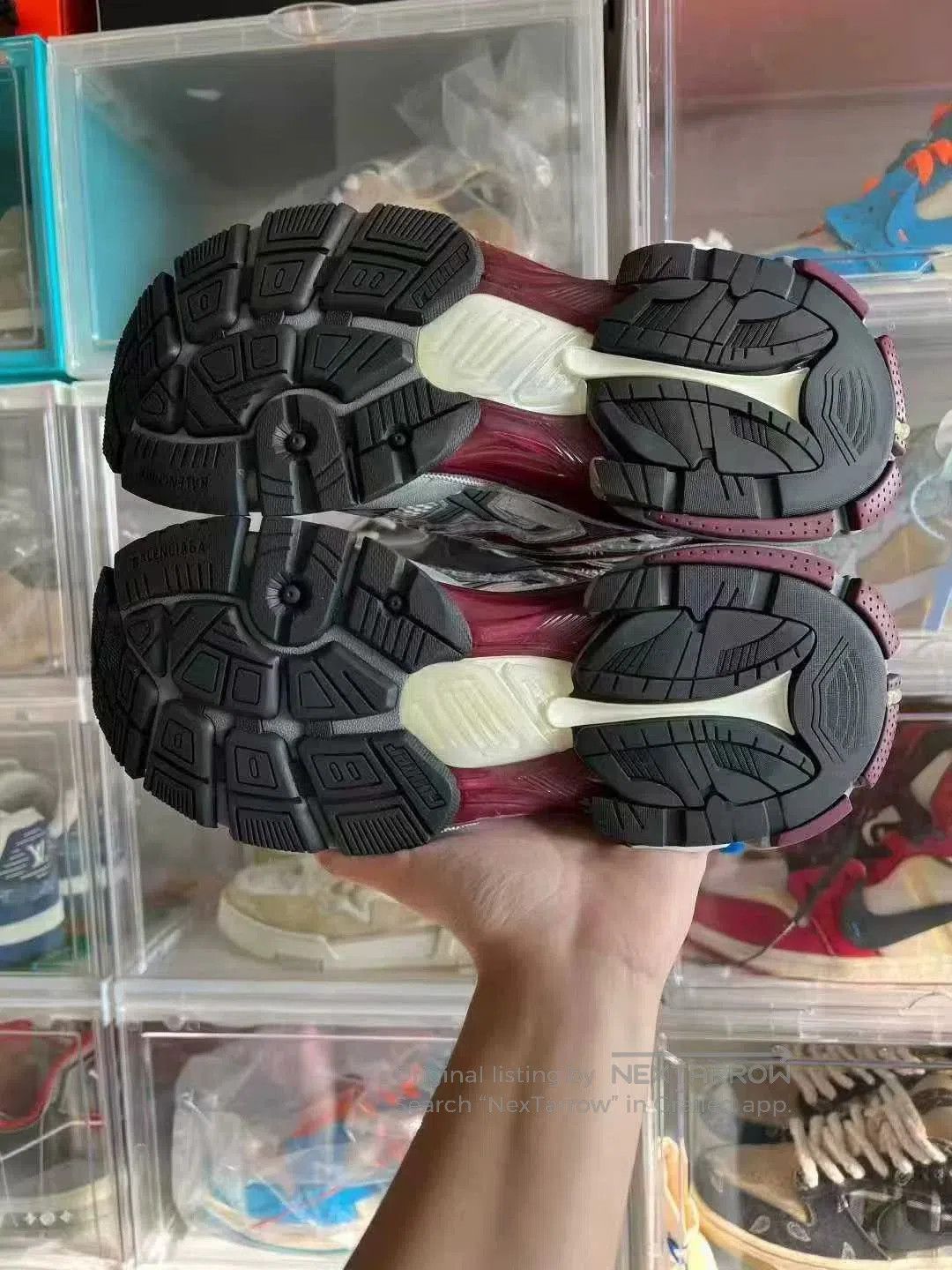 Balenciaga balenciaga runner burgundy sports shoes size 41. Size US 10 / EU 43 - 6 Thumbnail