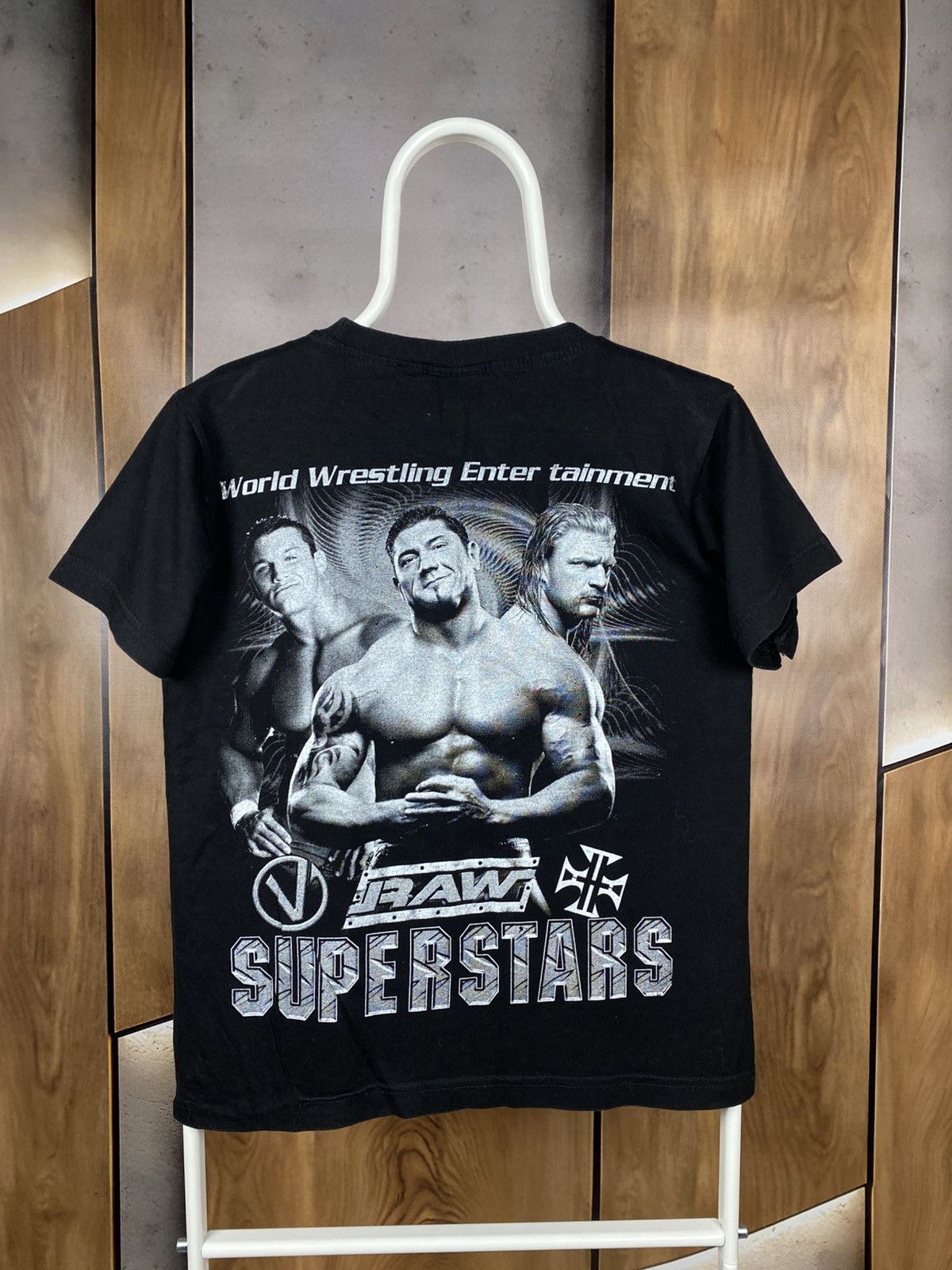 WWE 🔥Vintage T-Shirt WWE Superstars World Wrestling Enter RAW🔥 Size US S / EU 44-46 / 1 - 2 Thumbnail