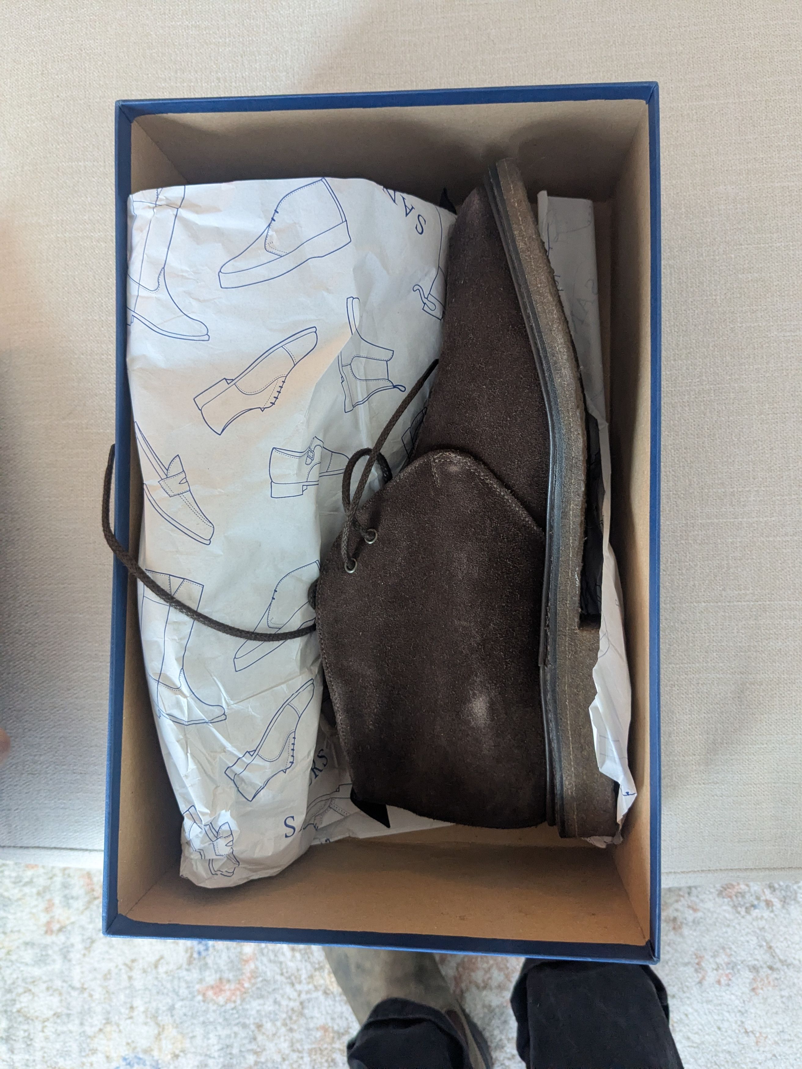 Sanders Harry Suede Chukka Boot Size US 12 / EU 45 - 1 Thumbnail