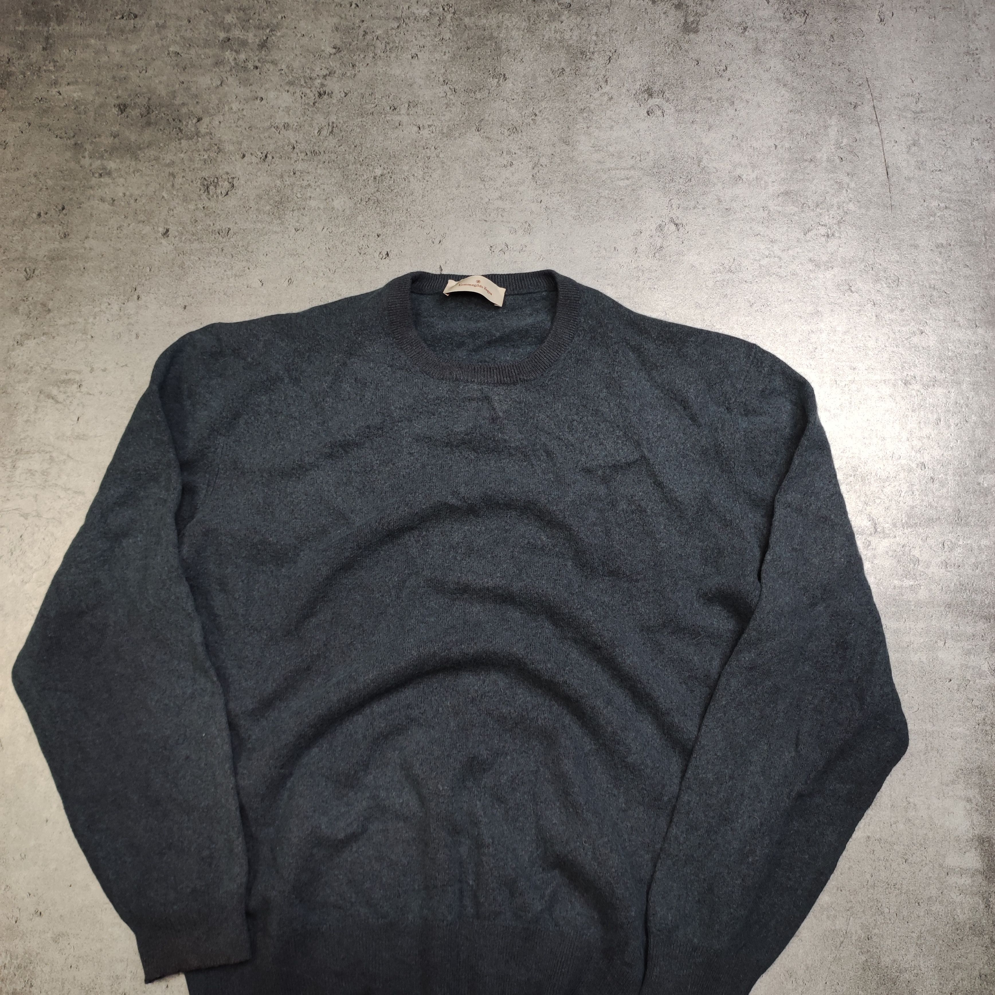 Ermenegildo Zegna RARE Luxury Ermenegildo Zegna Wool Classic Sweater Size US XL / EU 56 / 4 - 2 Thumbnail