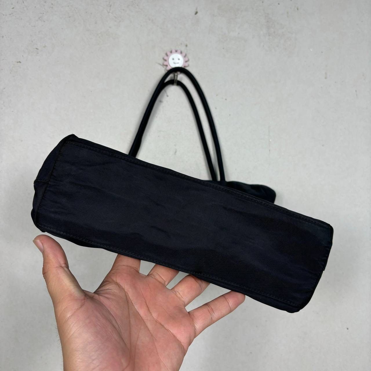 Prada Prada Tessuto Vintage 90s Nylon Tote Bag Black Authentic Size ONE SIZE - 7 Thumbnail