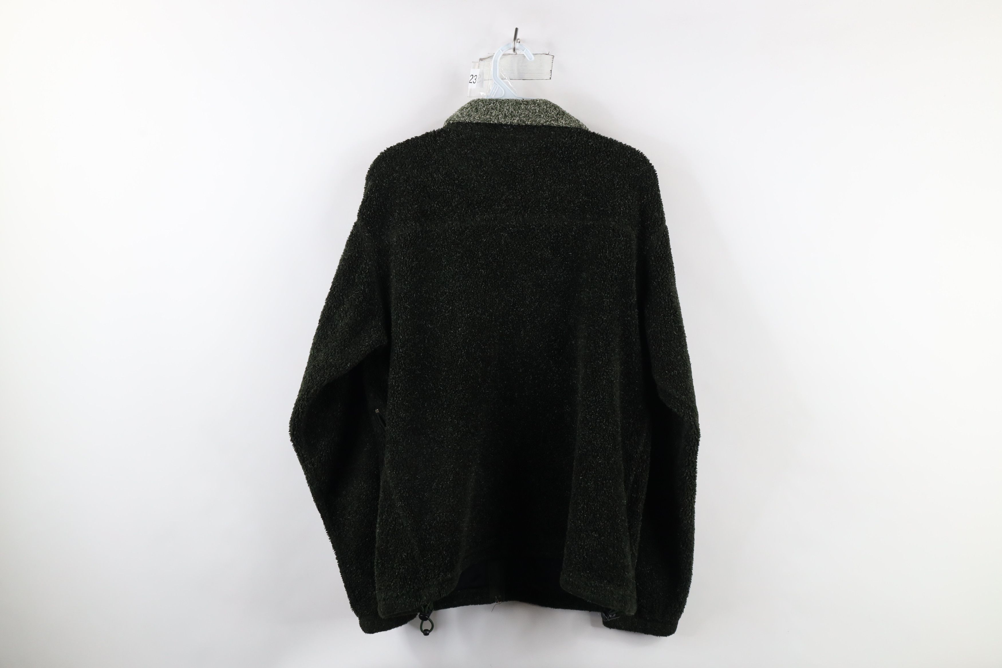 Cabelas × Vintage Vintage 90s Cabelas Deep Pile Fleece Full Zip Jacket Green Size US M / EU 48-50 / 2 - 10 Thumbnail