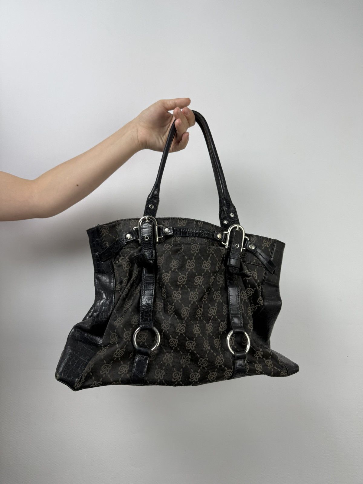 Brumarine VNTG Y2K Cloth Monogram Bag