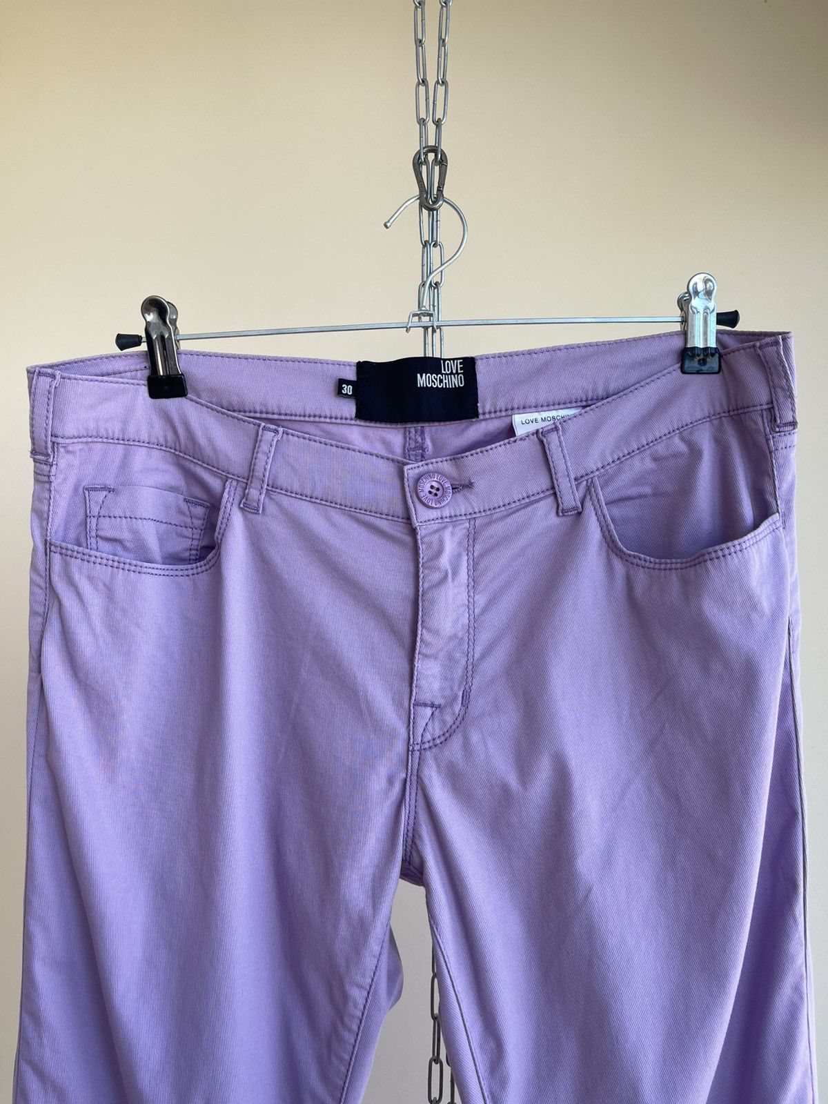 Love Moschino Love Moschino Mid Rise Regular Straight Fit Pants 32x29 w32 Size 32" / US 10 / IT 46 - 3 Thumbnail