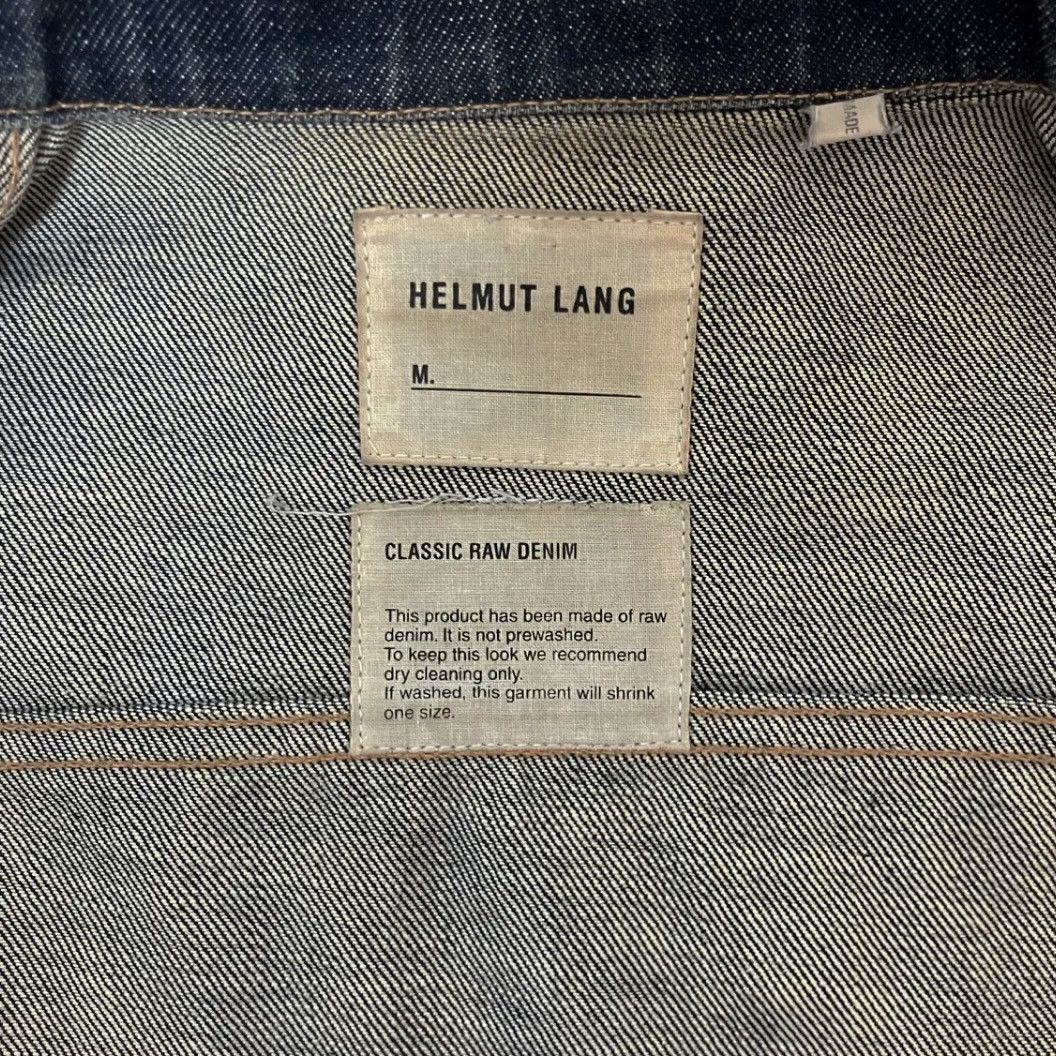 Helmut Lang Helmut Lang 00s 3rd Denim Trucker Jacket Size US XXS / EU 40 - 3 Thumbnail