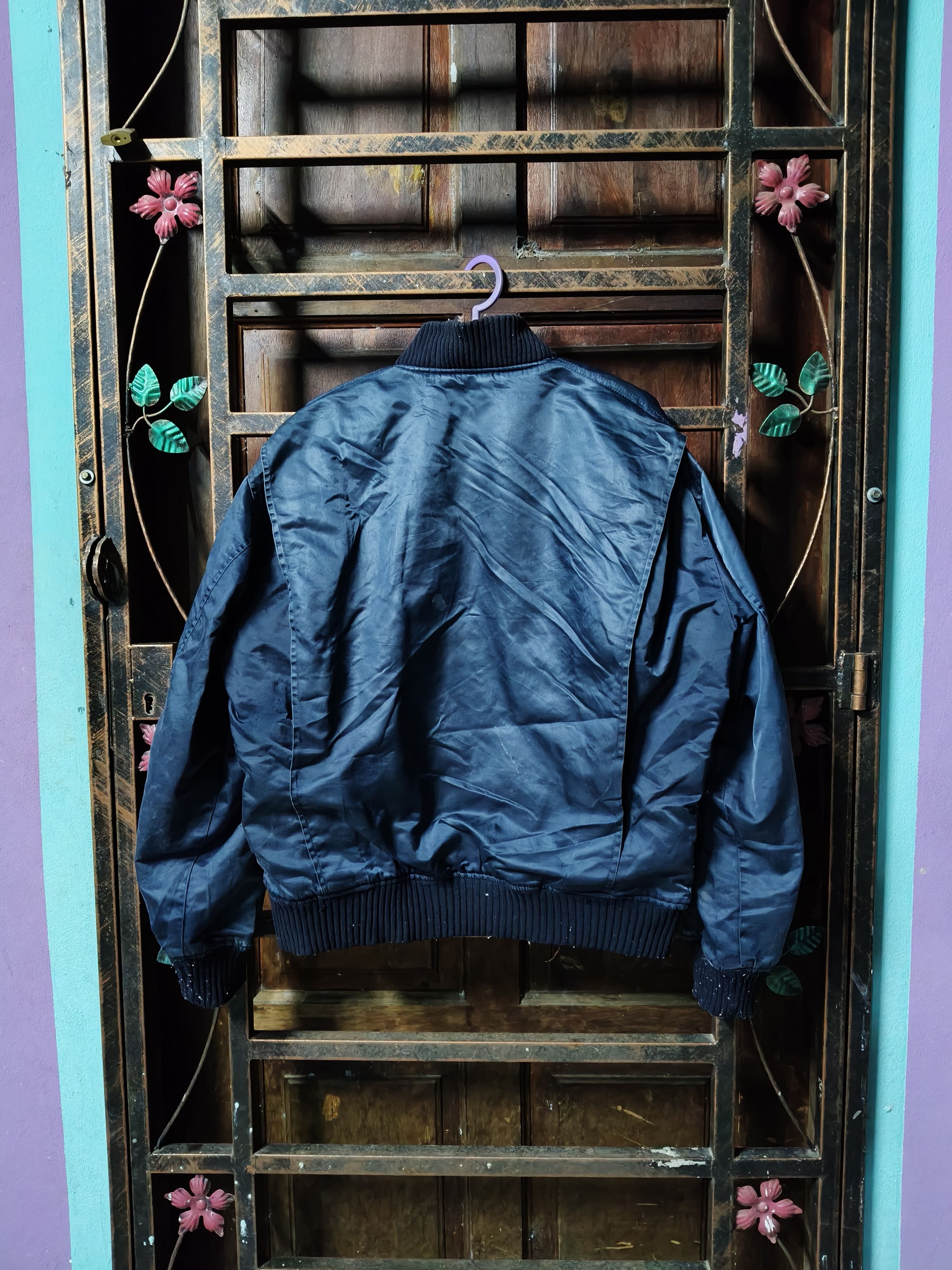 Japanese Brand Vintage Aviation Winter bomber jacket Size US L / EU 52-54 / 3 - 2 Thumbnail