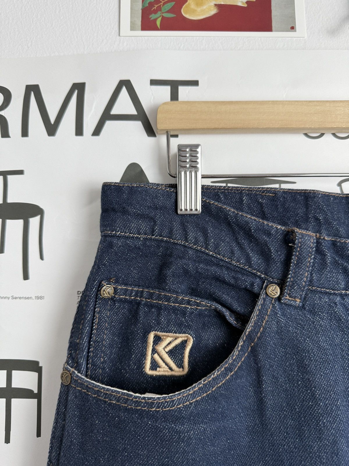 Karl Kani × Vintage Vintage y2k Karl kani baggy denim carpenter pants M skate 90s Size US 34 / EU 50 - 8 Thumbnail