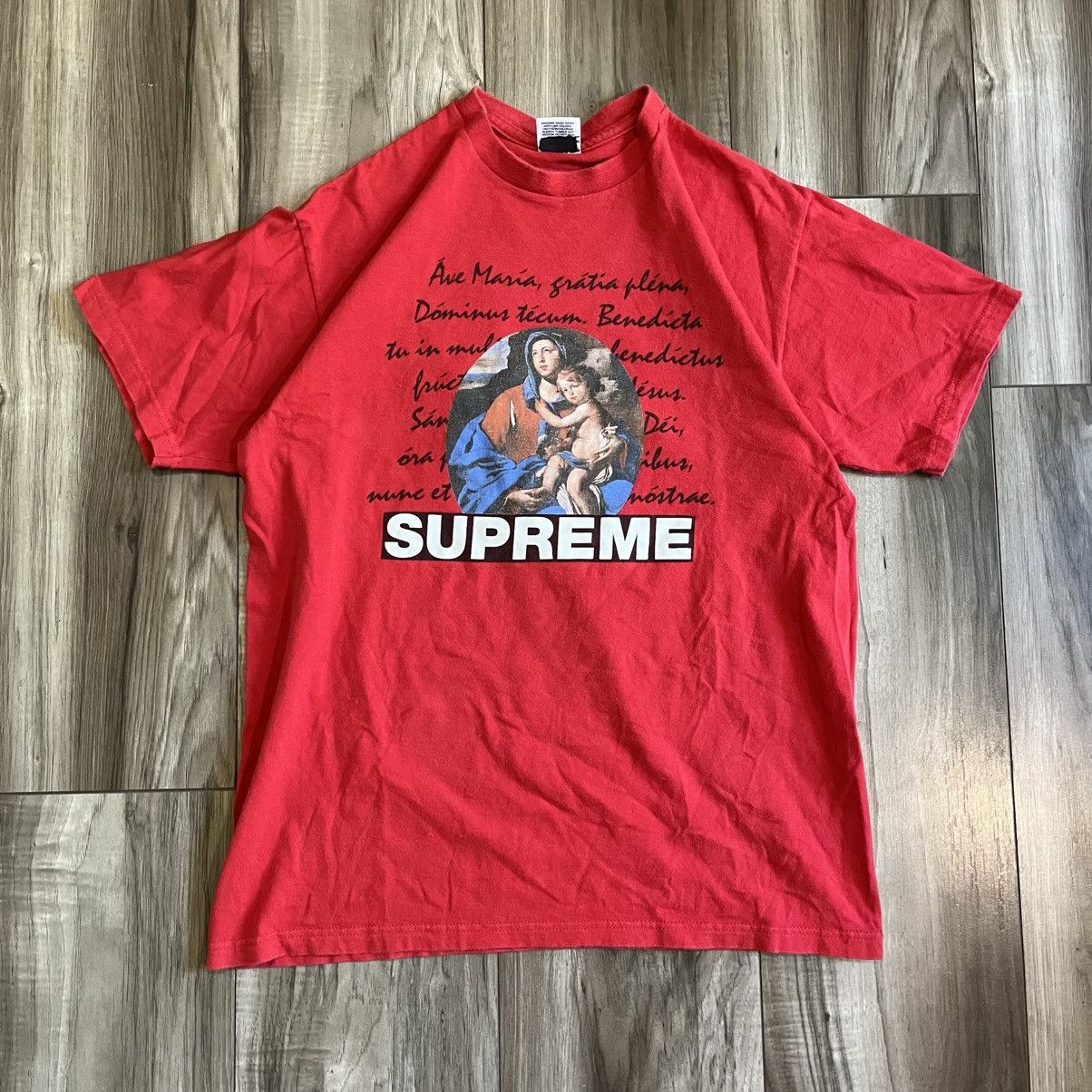 Supreme Supreme Ave Maria Tee Shirt Size US M / EU 48-50 / 2 - 1 Thumbnail