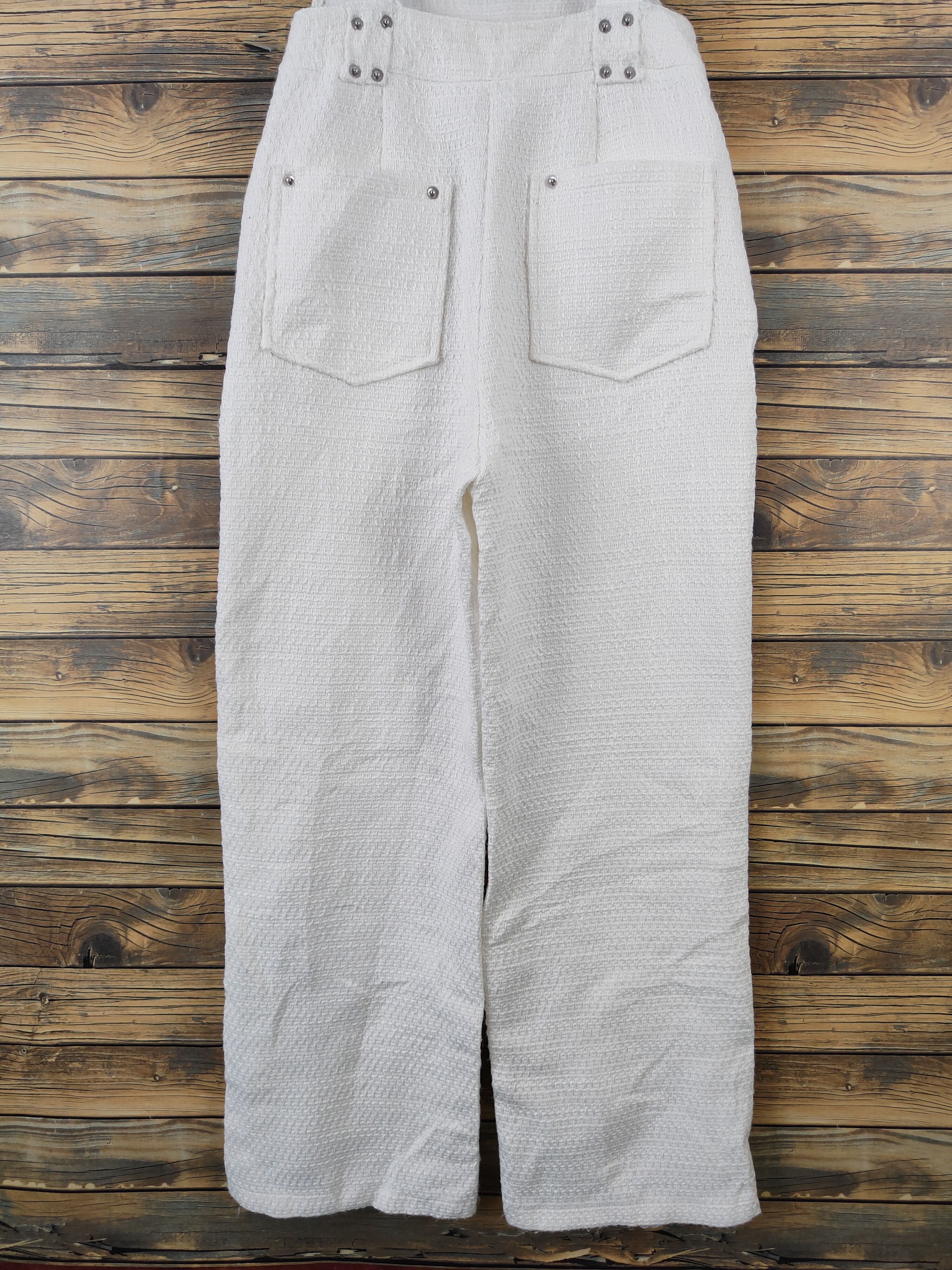 Japanese Brand × Vintage Very Rare DFYS White Adjustable Strap Jumpsuits Size 26" / US 2 / IT 38 - 12 Thumbnail