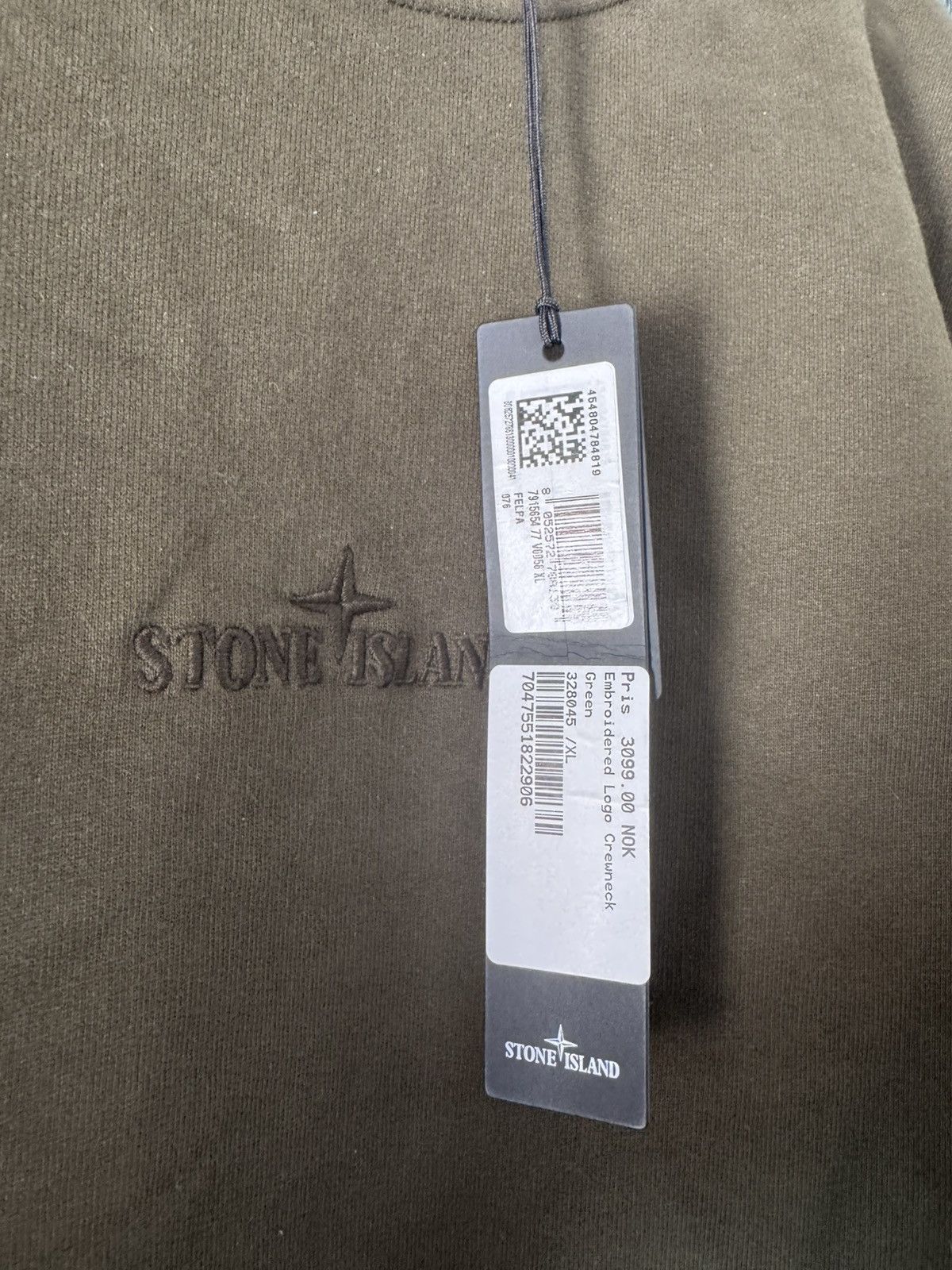 Stone Island Stone Island Embroided Logo Crewneck Size US XL / EU 56 / 4 - 3 Thumbnail