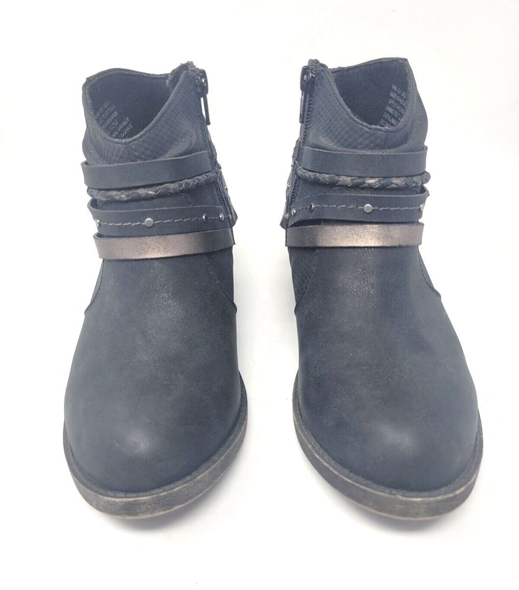 Other SO Women Ankle Booties Block Heel Braided Strap Sz 6.5 Size US 6.5 / IT 36.5 - 6 Thumbnail