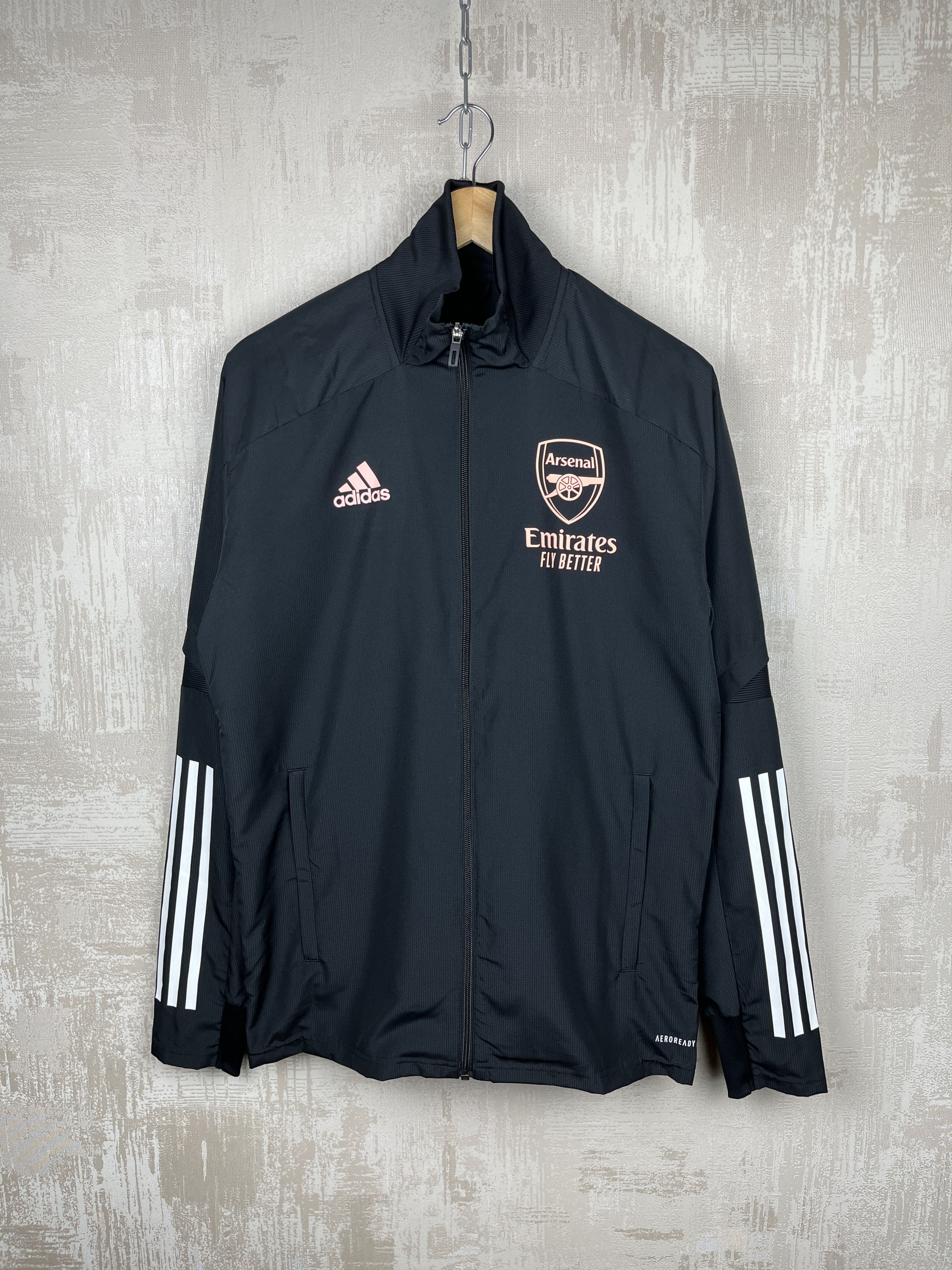Adidas Arsenal 2020 2021 Adidas Soccer Light Track Jacket FQ6245 Size US S / EU 44-46 / 1 - 2 Thumbnail