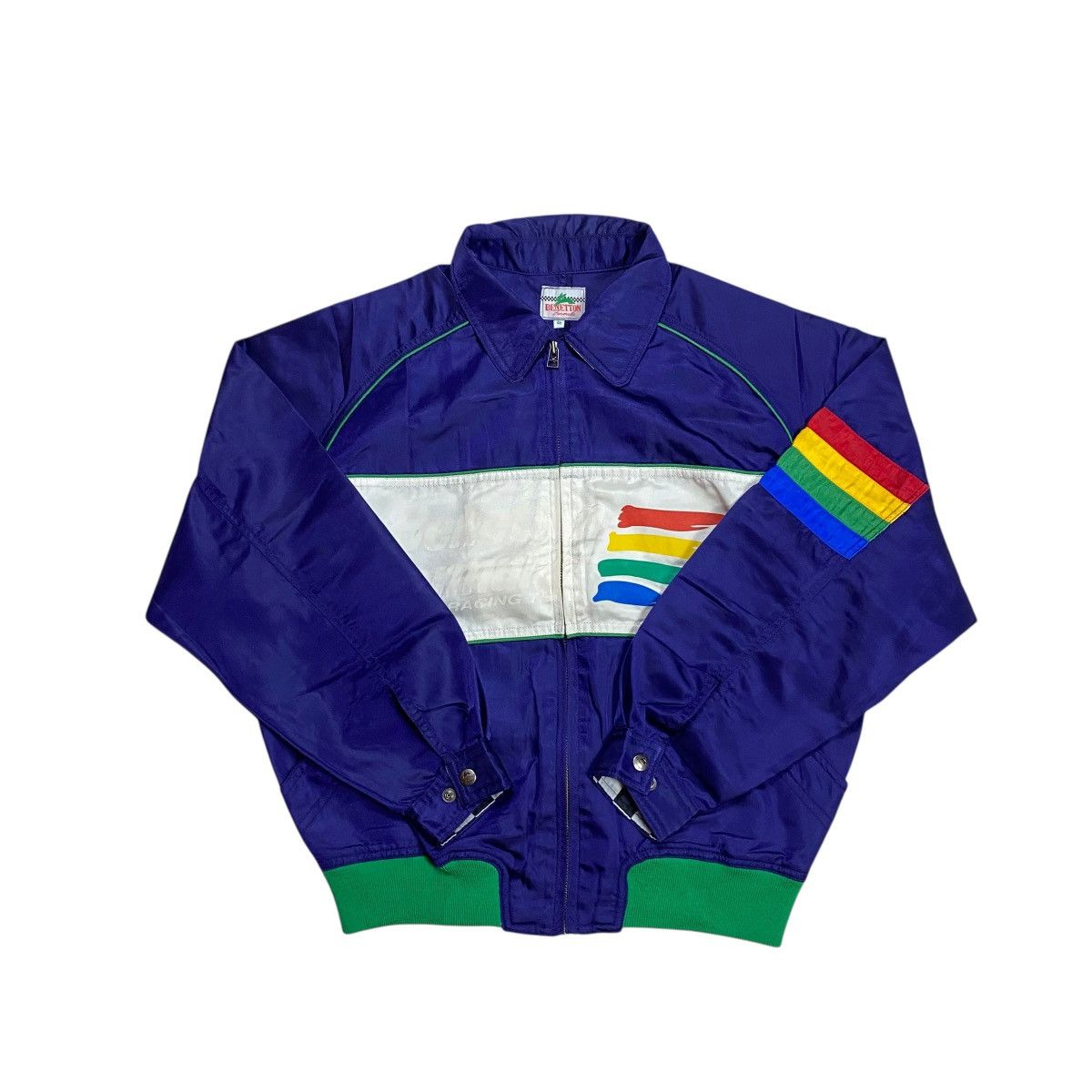 Benetton Vintage Benetton Formula 1 Racing Bomber Jacket Size US M / EU 48-50 / 2 - 5 Thumbnail