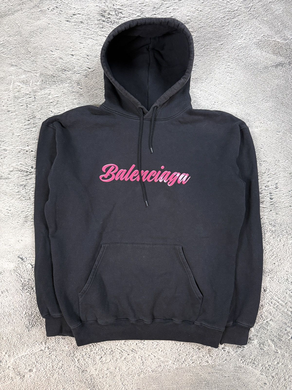 Balenciaga Baleniciaga Barbie hoodie black pink AW19 Size US S / EU 44-46 / 1 - 1 Thumbnail