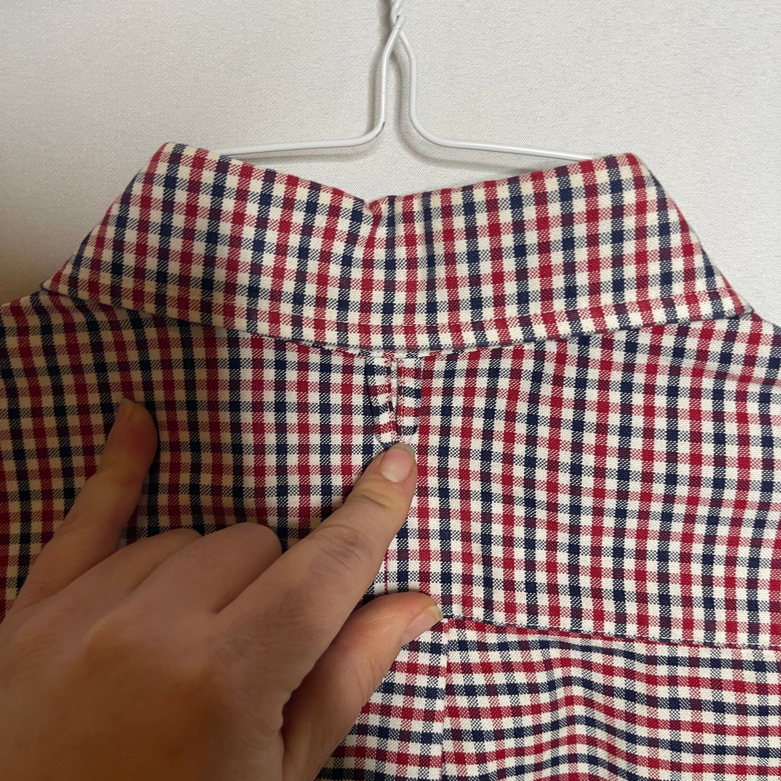 Brooks Brothers Brooks Brothers Black Fleece Thom Browne red check Shirt Size US S / EU 44-46 / 1 - 6 Thumbnail