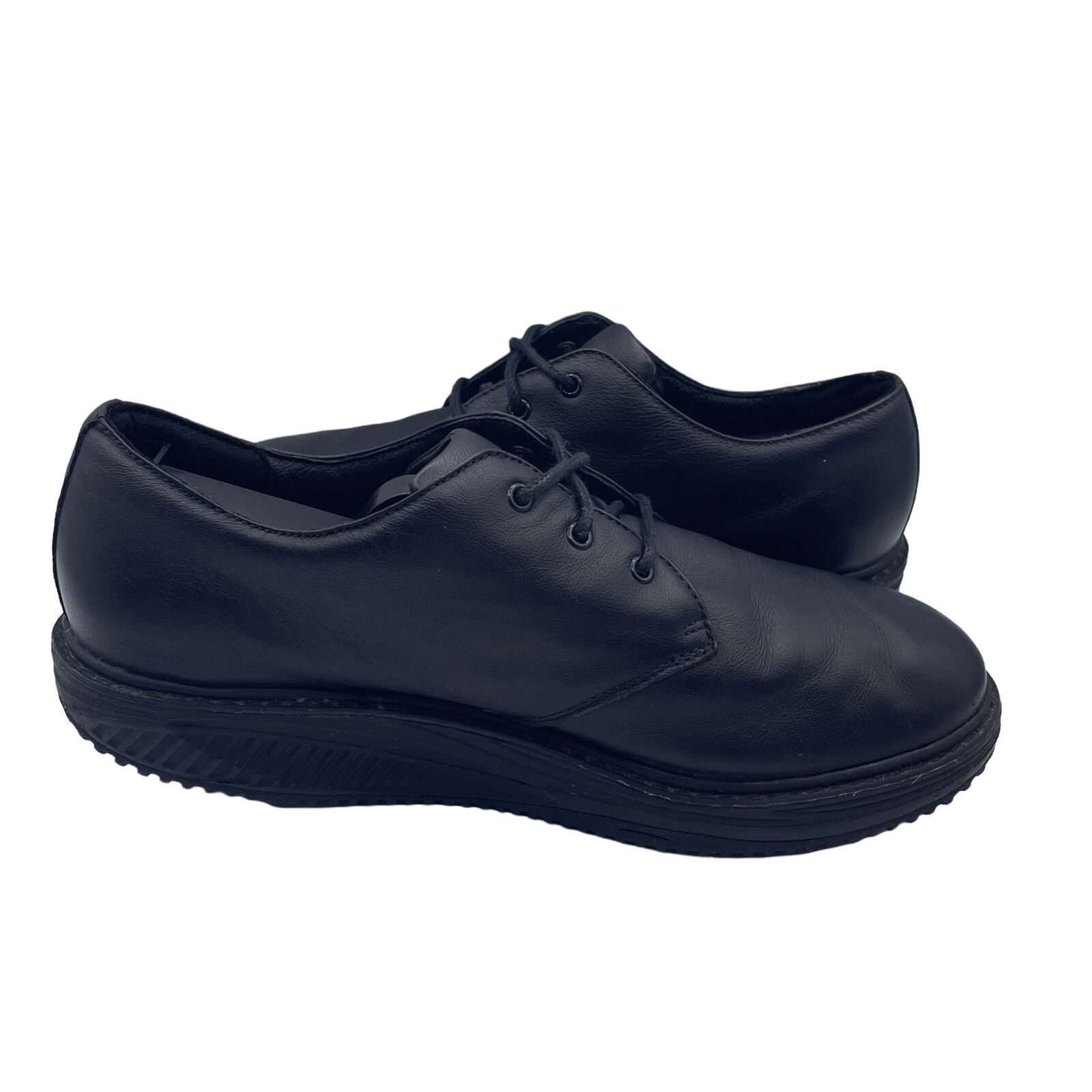 SKECHERS Skechers Shape Ups Work Black Leather Shoe Womens Size 9.5 Size US 9.5 / IT 39.5 - 5 Thumbnail