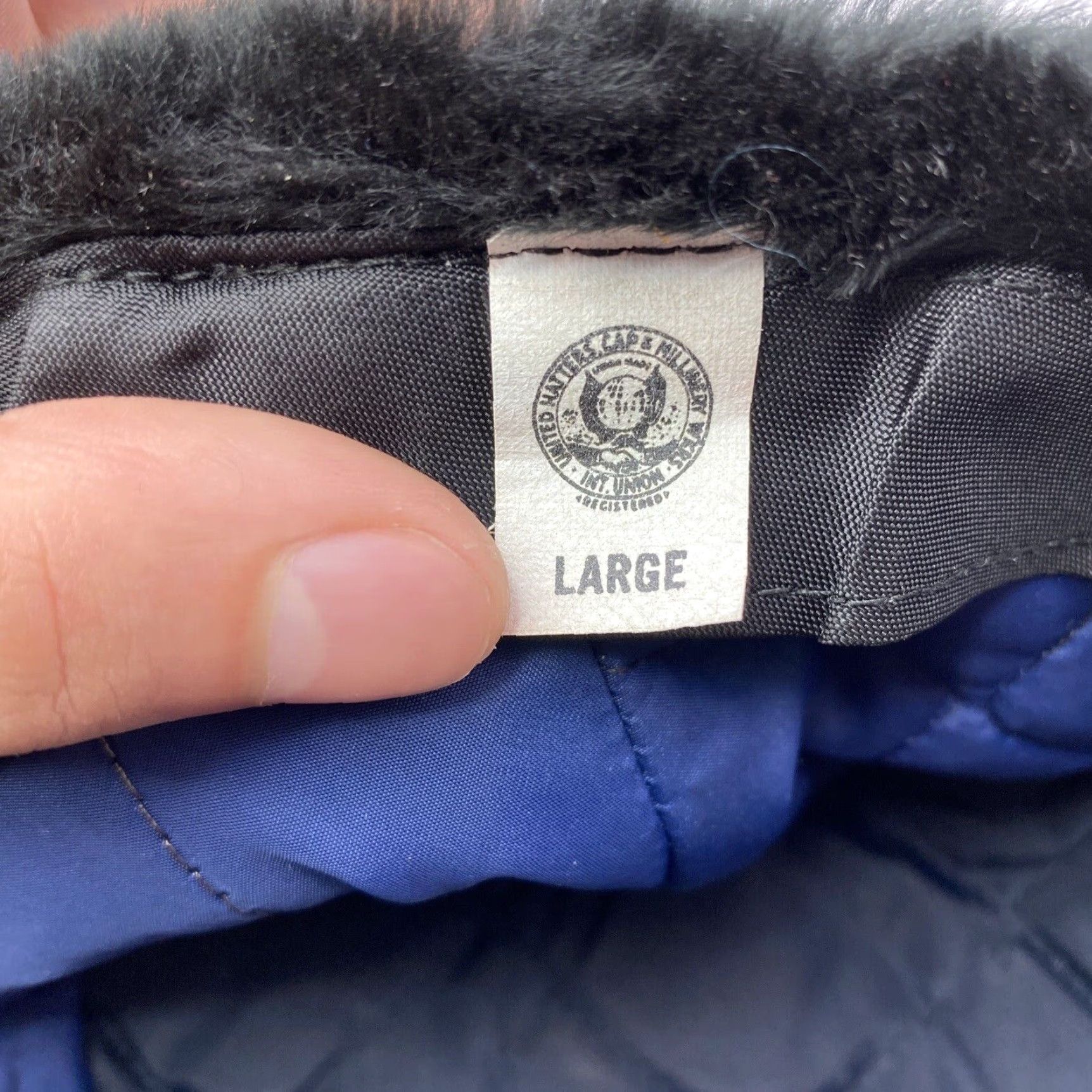Vintage VINTAGE 60s ABC OLYMPICS CAST CREW INSULATED EAR FLAP HAT ONE SIZE BLUE UNISEX ADULTS Size ONE SIZE - 5 Thumbnail
