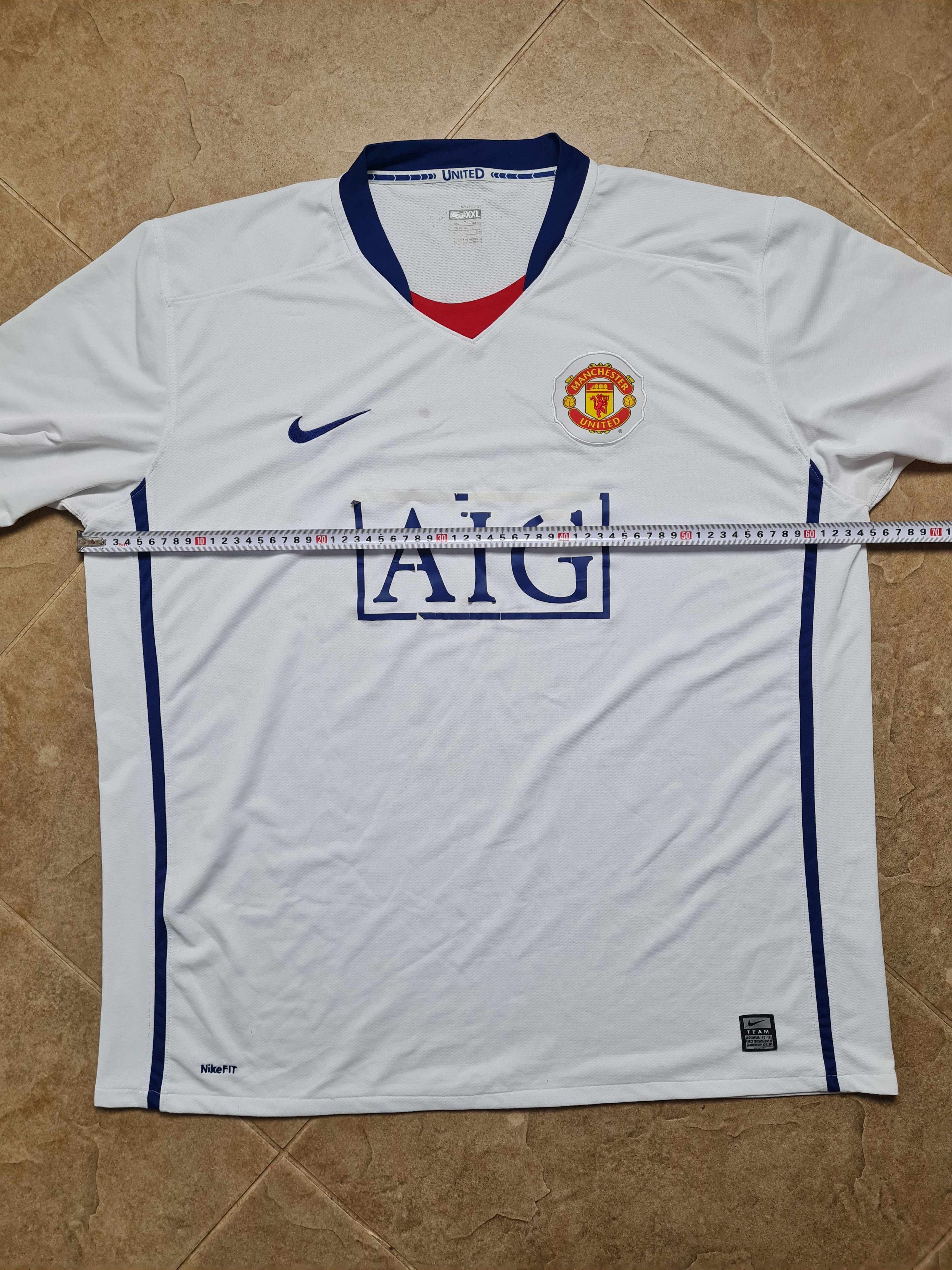 Nike Nike Manchester United Away 2008/09 Soccer Jersey Football Size US XXL / EU 58 / 5 - 5 Thumbnail