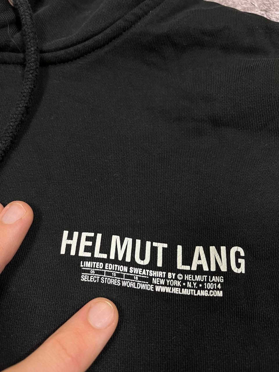 Helmut Lang HELMUT LANG LIMITED EDITION HOODIE BLACK SIZE S Y2K STYLE Size US S / EU 44-46 / 1 - 5 Thumbnail