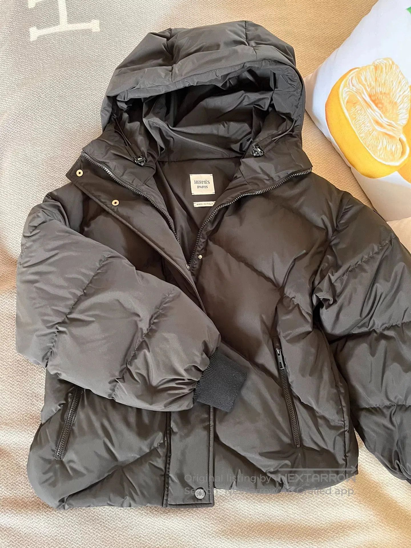 Hermes Hermes Black Short Down Jacket. Size US XS / EU 42 / 0 - 1 Thumbnail