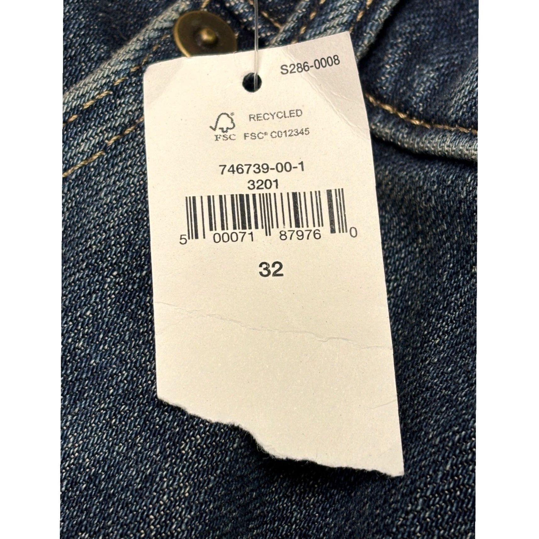 Banana Republic Banana Republic NWT Ultra High Rise Slim Fit Ankle Length Jeans Size 34X28 Size 24" / US 00 / IT 34 - 5 Thumbnail