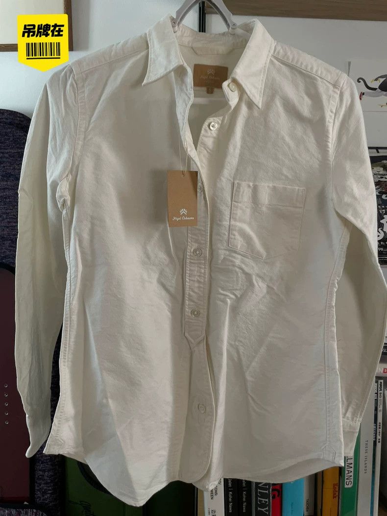 Nigel Cabourn Nigel Cabourn Women's White Shirt - dmc Size US S / EU 44-46 / 1 - 1 Thumbnail