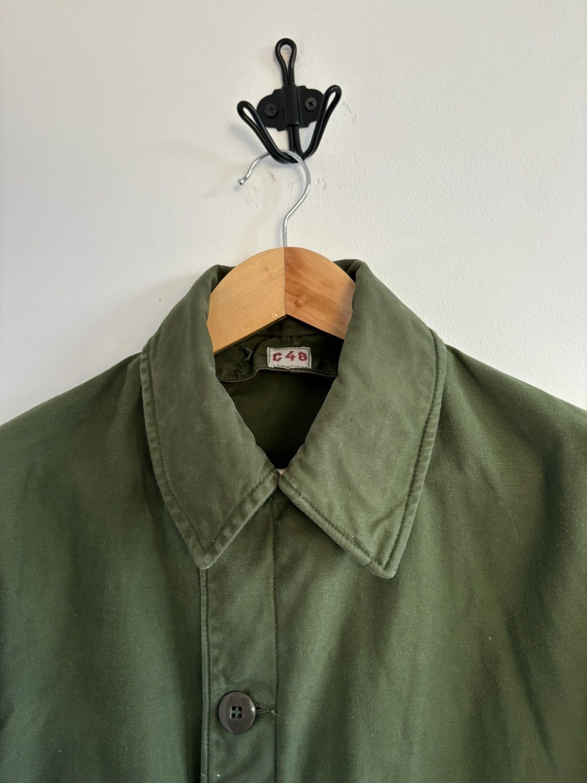 Japanese Brand × Vintage Vintage 60s Swedish Army Military M-59 Field Coat Size US M / EU 48-50 / 2 - 3 Thumbnail